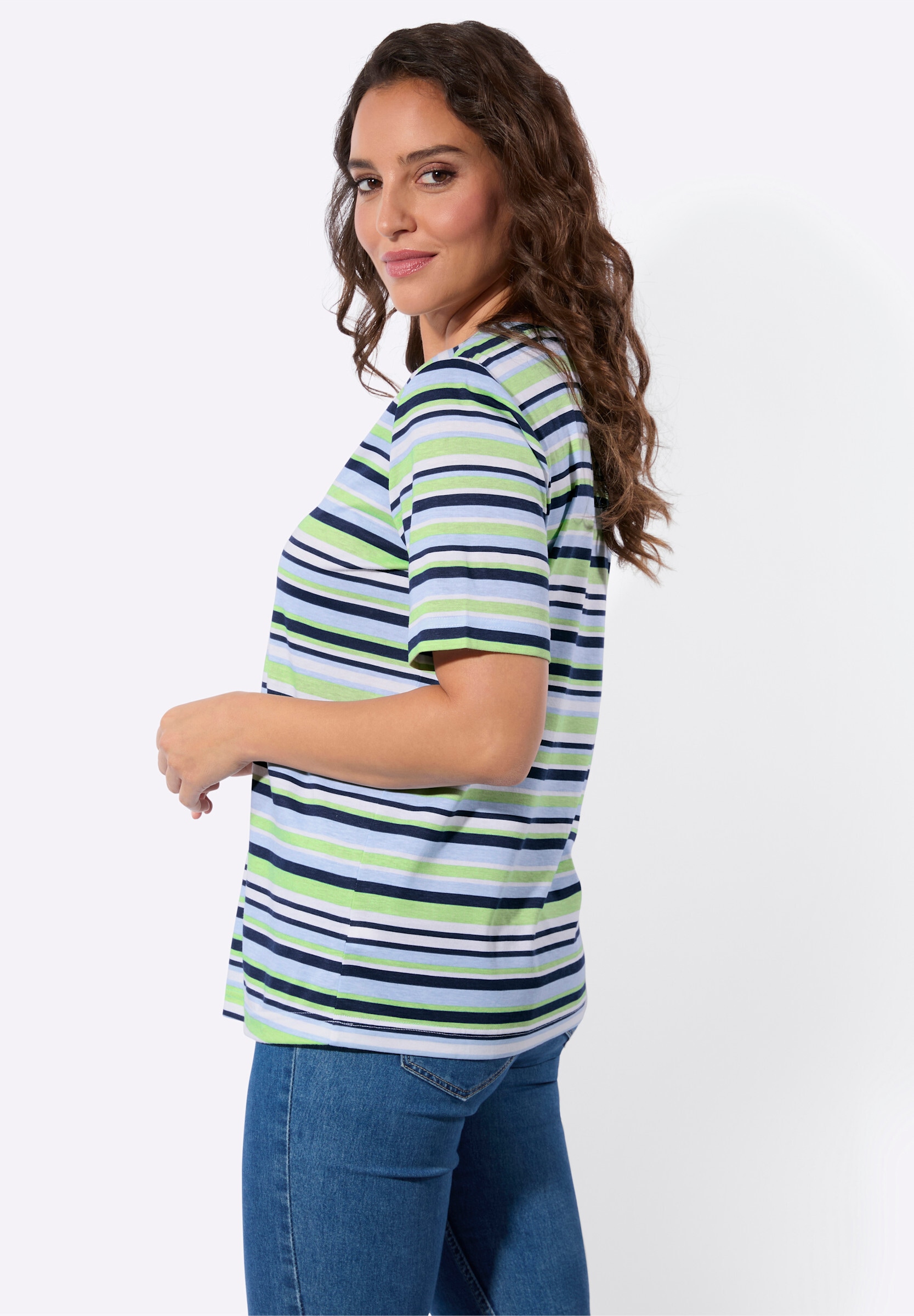 Witt T-Shirt »Ringelshirt Ringelshirt im Baumwoll-Modal-Mix«