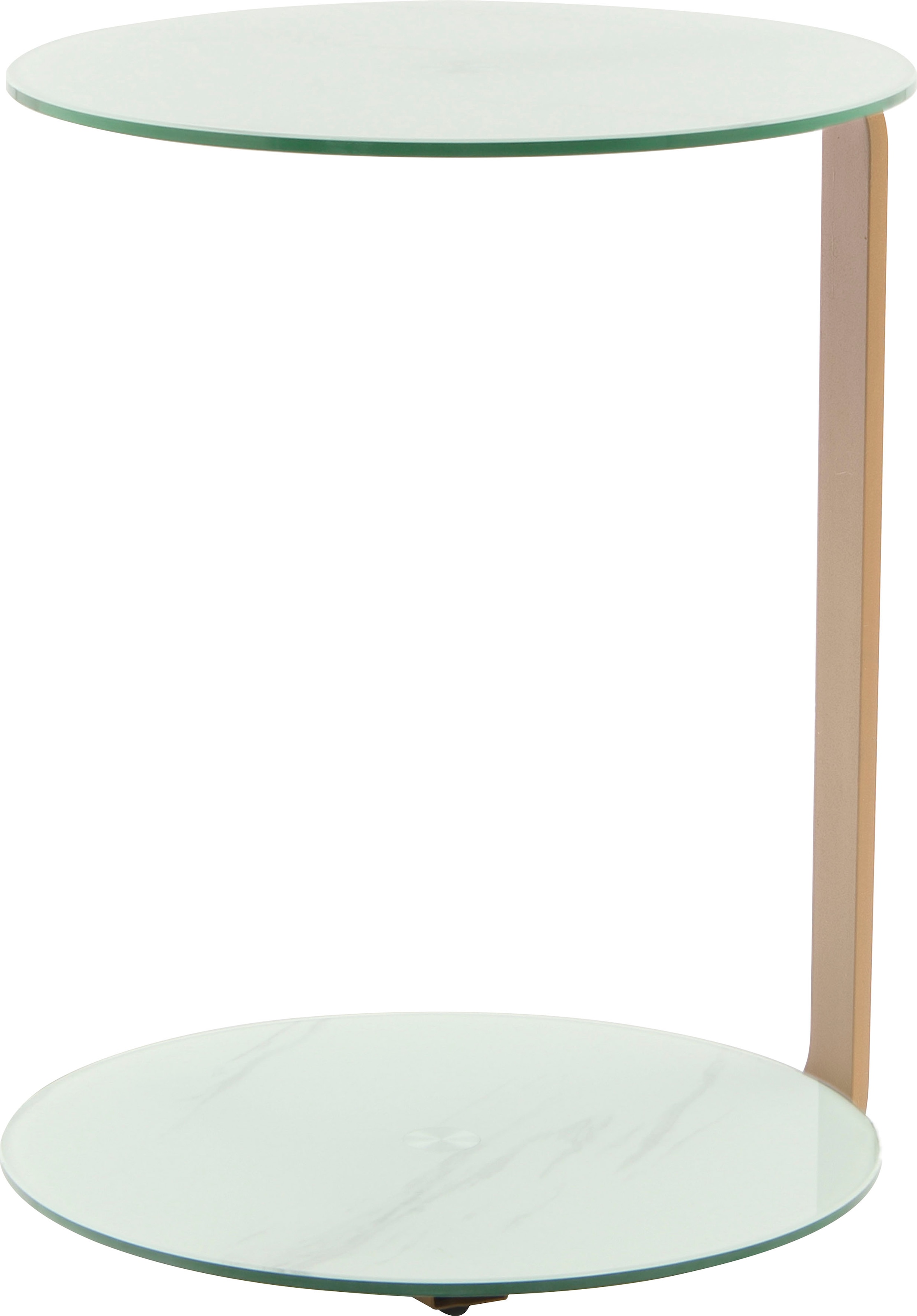 Kayoom Beistelltisch »Quentin 525, Sofa-Beistelltisch,mit Metallgestell«, (1 St.), Gestellfuß auch als Ablage, elegante Form und Farbvarianten