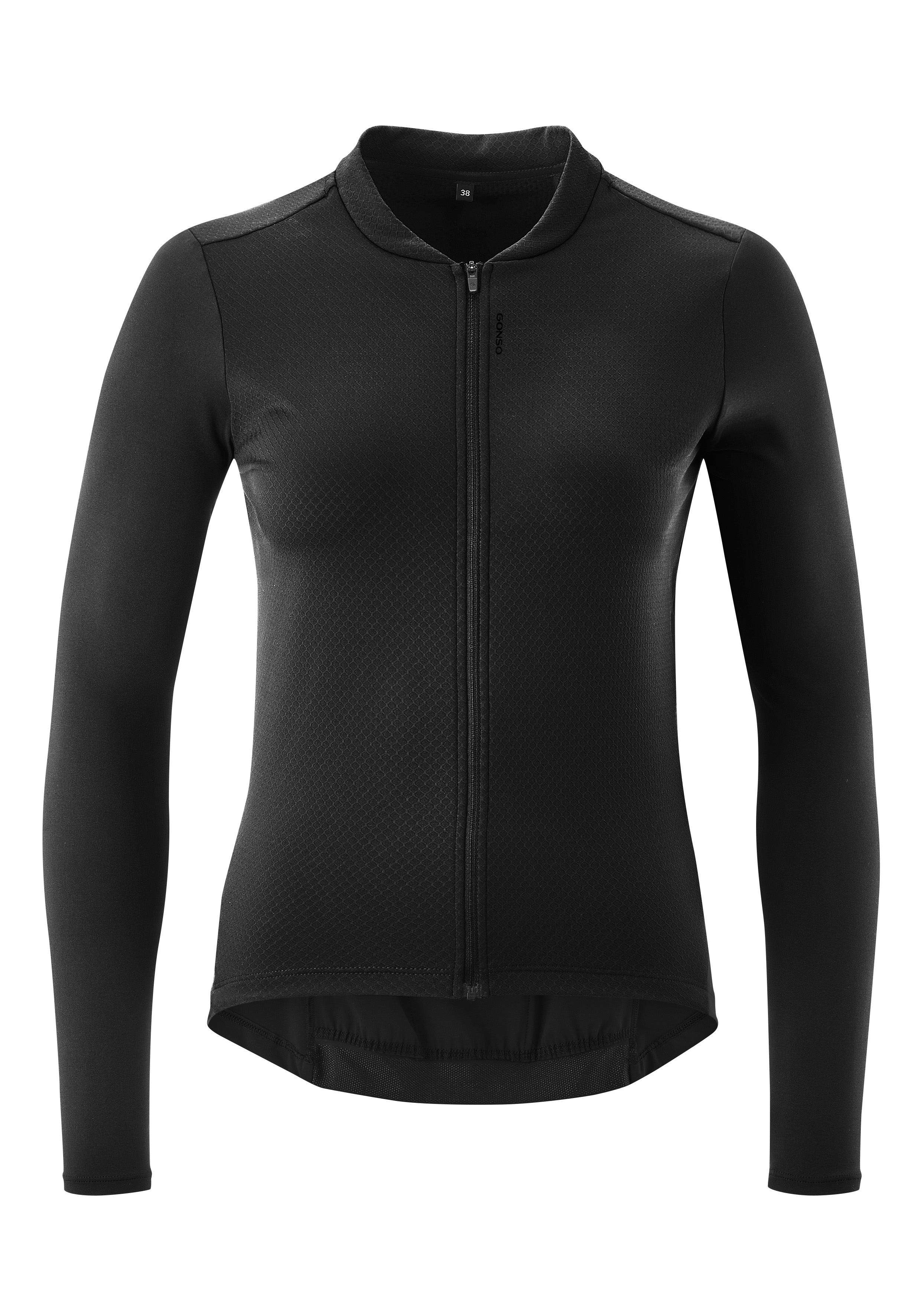 Gonso Radtrikot "SITIVO Jersey Longsleeve W" Damen Fahrradtrikot langarm, Full-Zip Trikot mit Rückentasche
