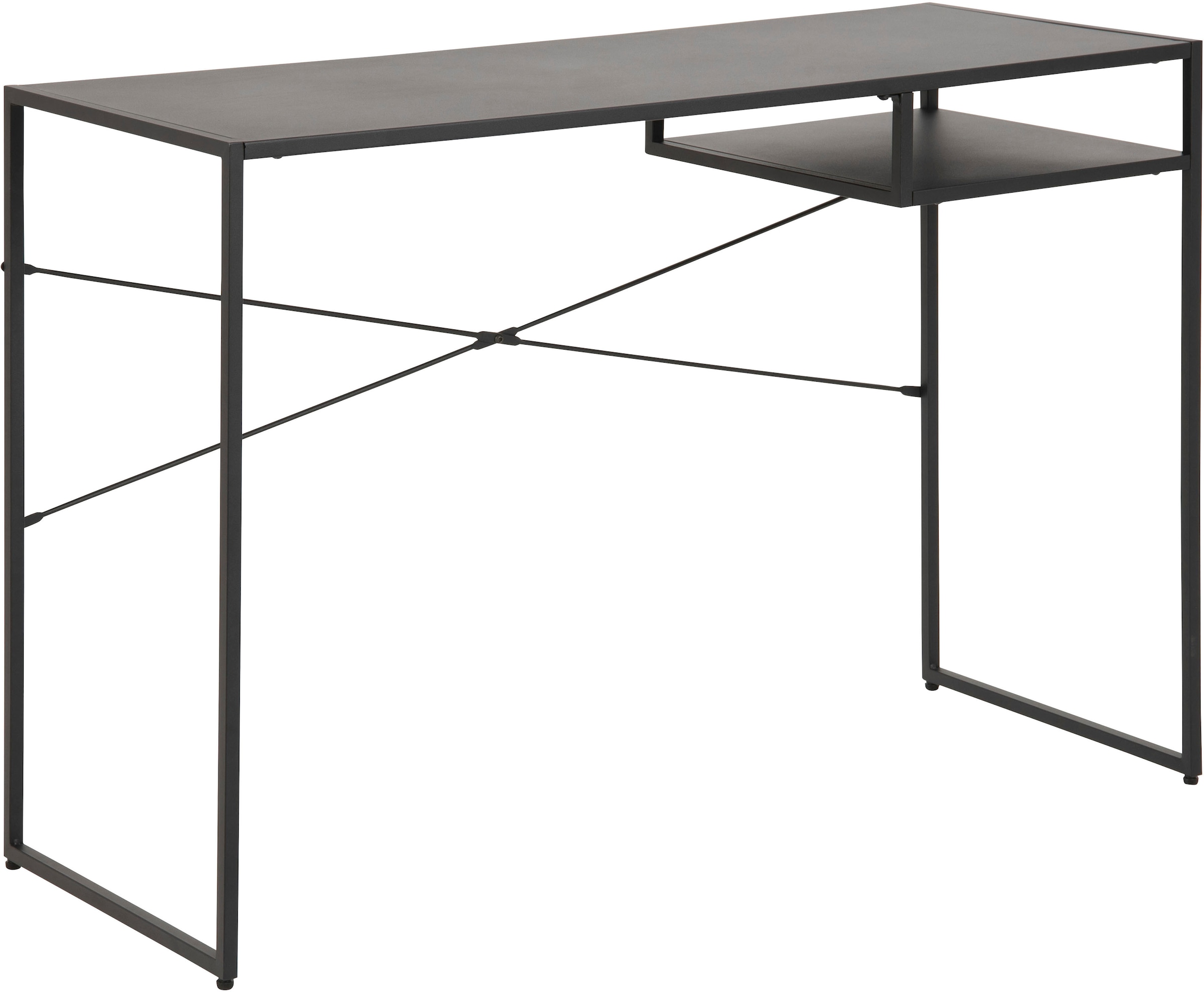 ACTONA GROUP Schreibtisch »Vilho«, aus pflegeleichtem Metall, mit einem  Ablageboden, Breite 110 cm bei OTTO