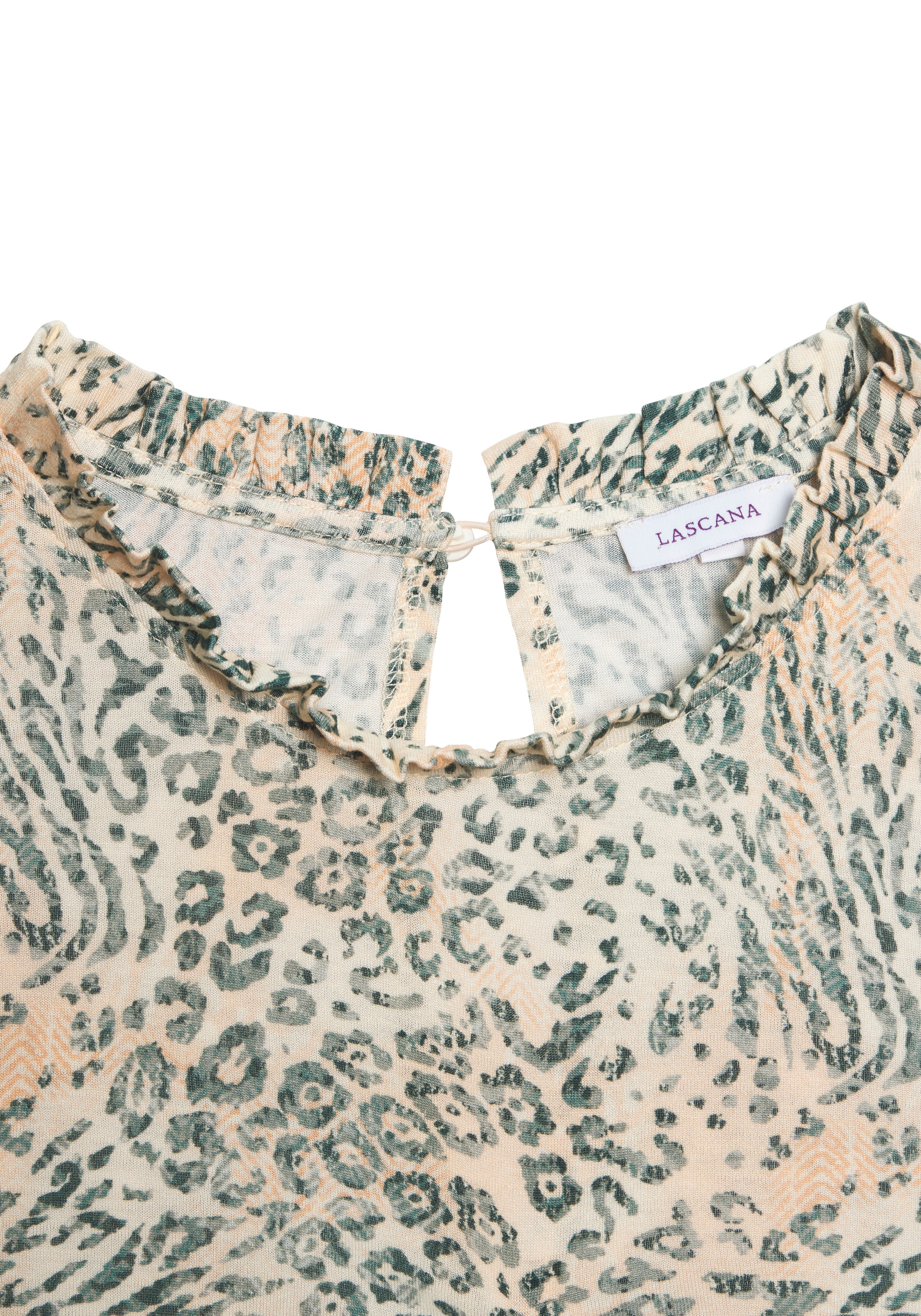 LASCANA Jerseykleid mit Allover Animal-Print