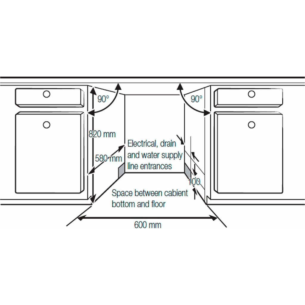 Samsung teilintegrierbarer Geschirrspüler »DW60M6040SS«, DW60M6040SS, 13 Maßgedecke