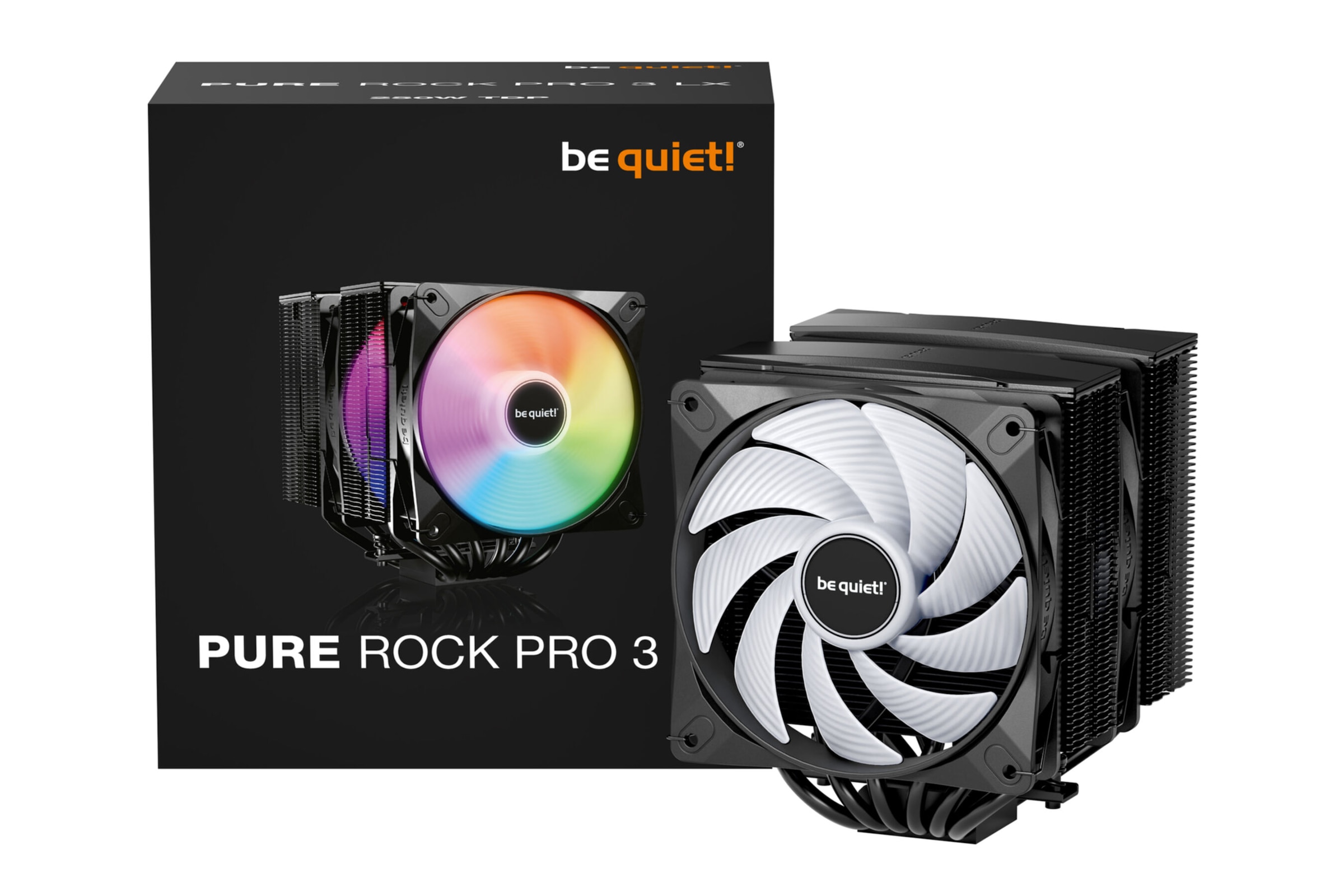 be quiet! Gehäuselüfter »Pure Rock Pro 3 LX Black«