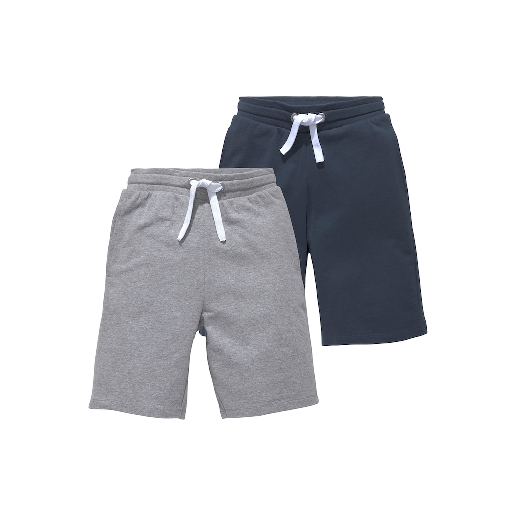 KIDSWORLD Sweatbermudas, (Packung, 2 tlg.)