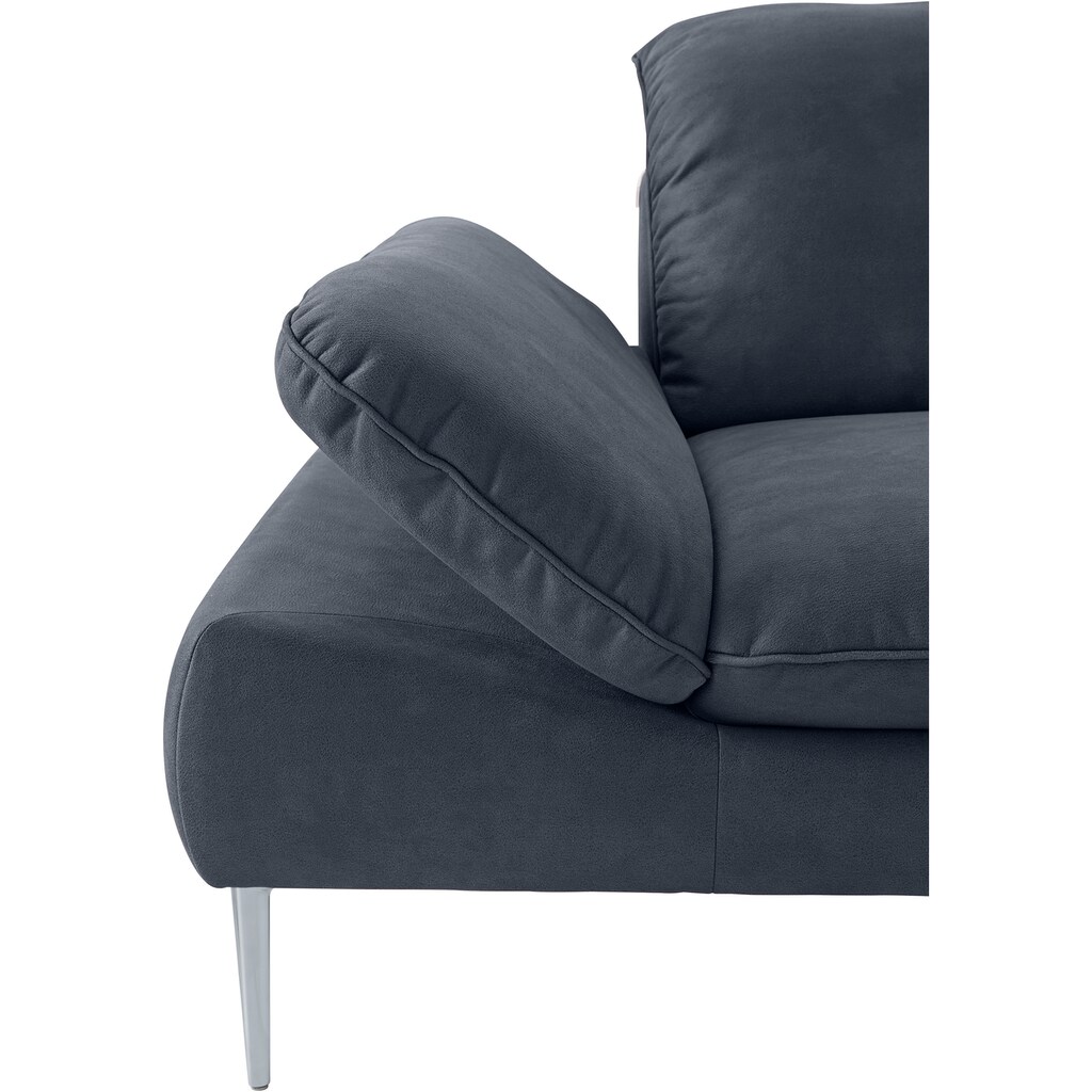 W.SCHILLIG Ecksofa »enjoy&MORE«, mit Sitztiefenverstellung, Füße silber matt, Breite 310 cm