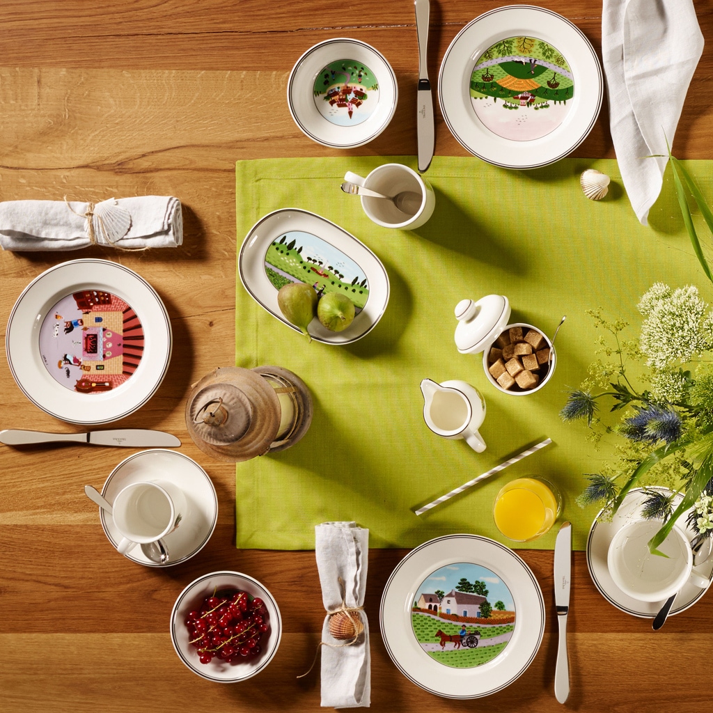 Villeroy & Boch Suppenteller »Suppenteller Kollektion Design Naif ø 21 cm 6er Set bunt«