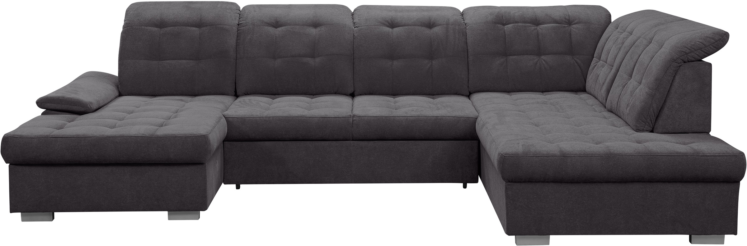 WERK2 Wohnlandschaft »Kordula-New U-Form«, Sofa in U-Form mit Schlaffunktion & Bettkasten, Schlafcouch