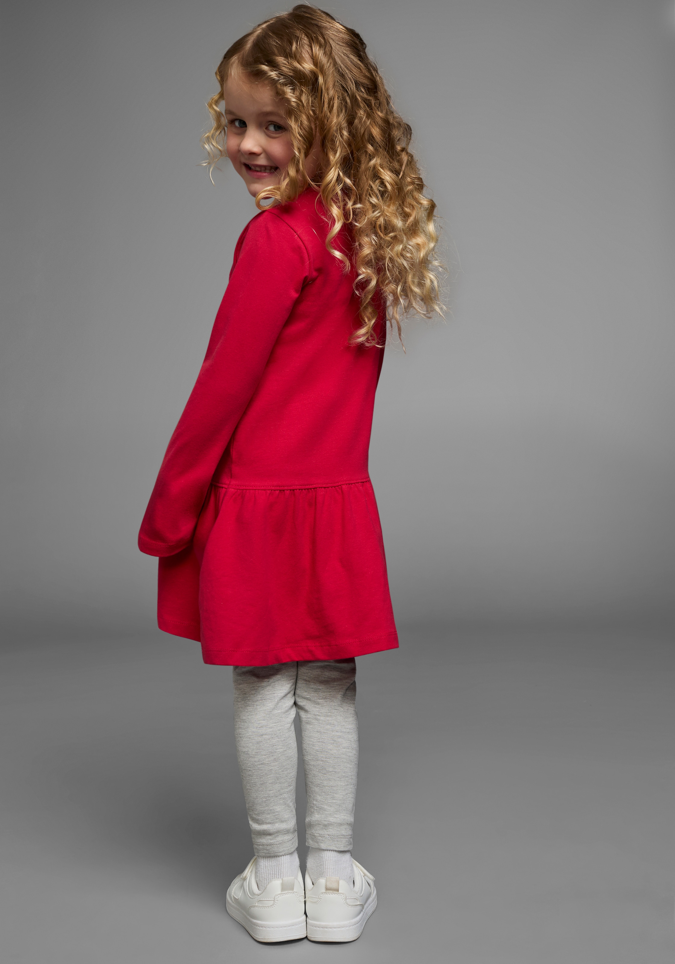 KIDSWORLD Jerseykleid »Einhorn«, festliche Anlässe, kniefreie Länge, aus Baumwollmischung