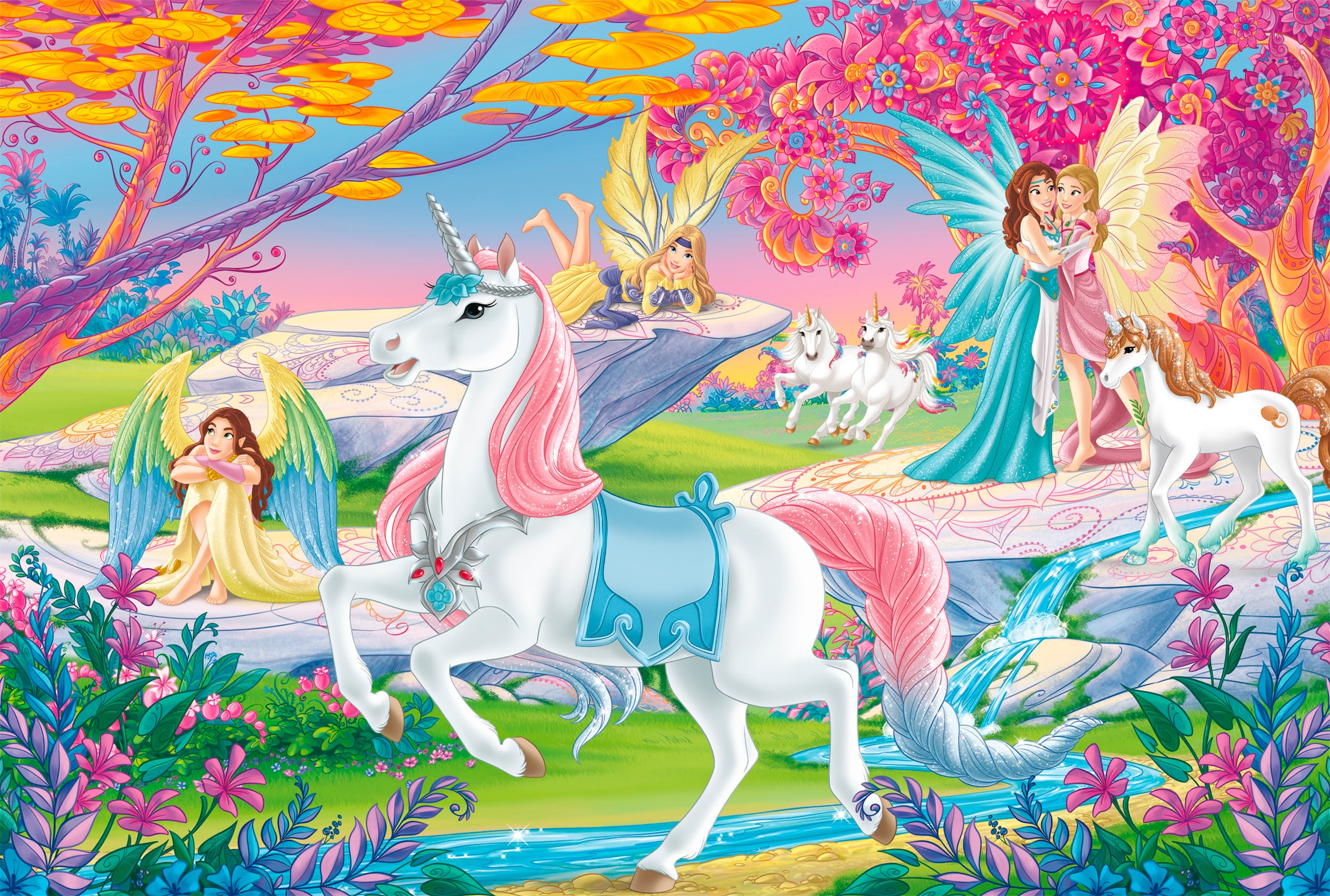 Schmidt Spiele Puzzle »Bayala, Zauberhafte Elfen«, inkl. Schleich-Figur; Made in Europe