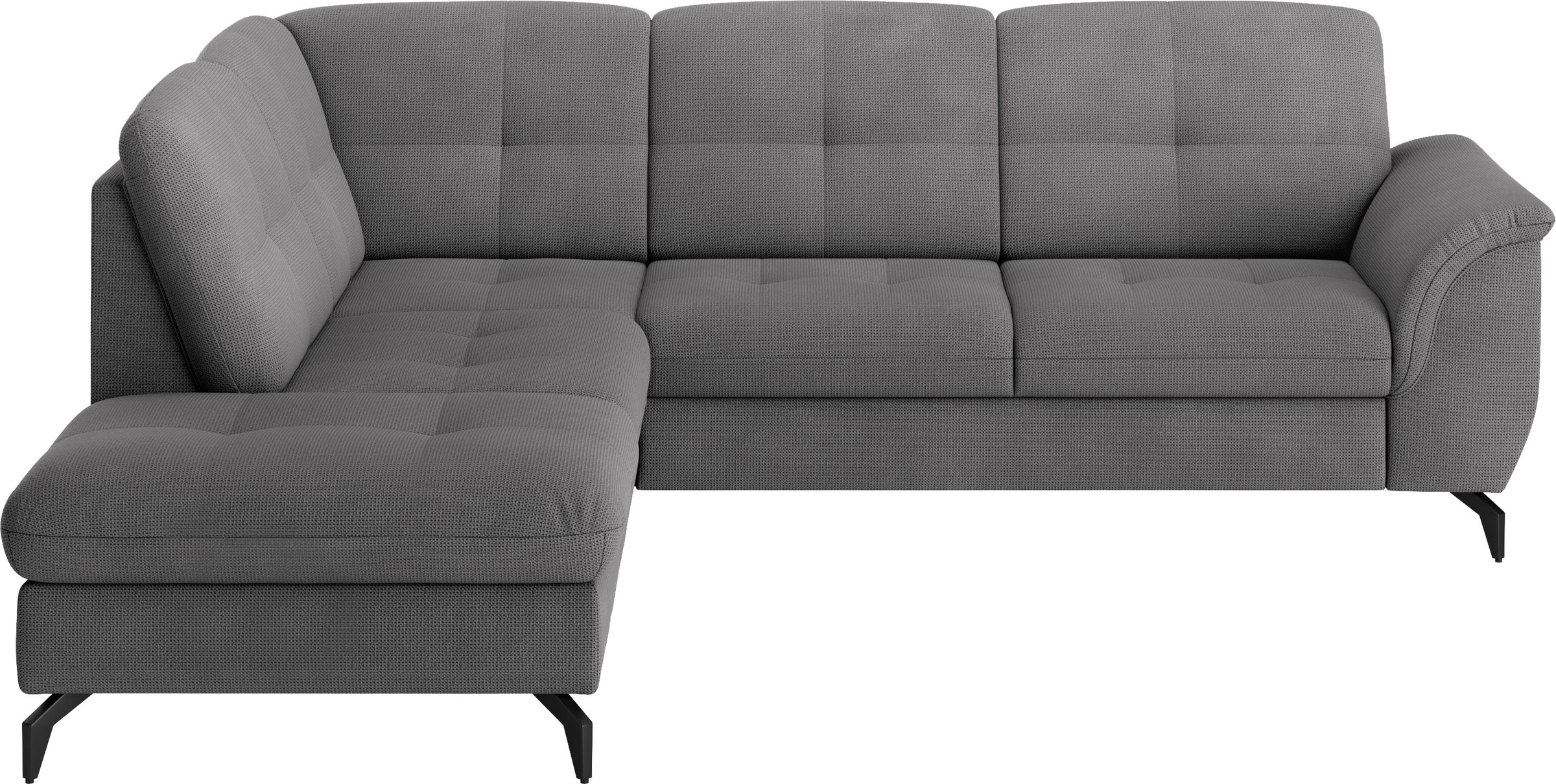 sit&more Ecksofa »Zora L-Form«, wahlweise mit Bettfunktion und Bettkasten