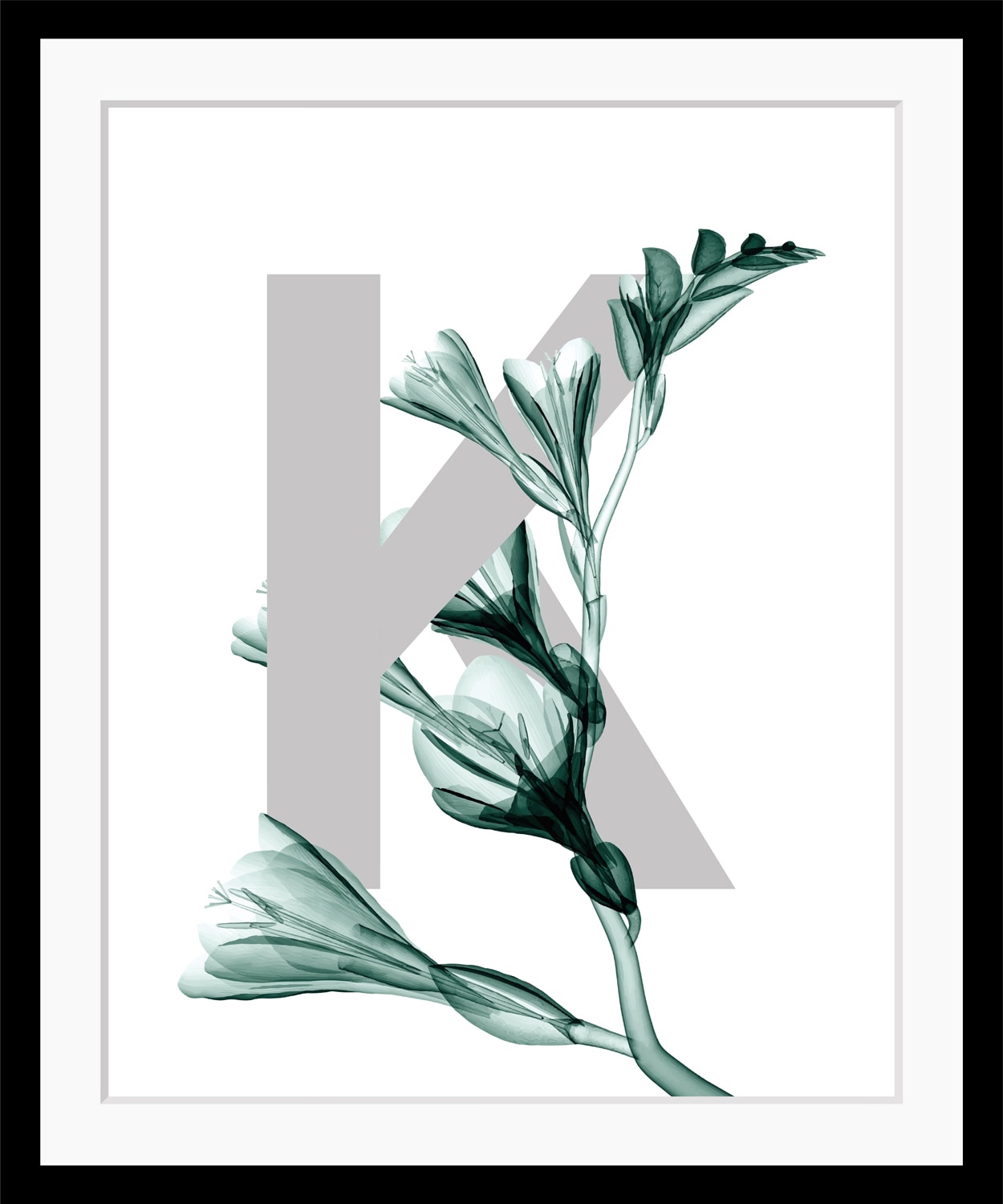 queence Bild »K-Flower« Buchstaben | Pflanzen | Pflanzenbilder