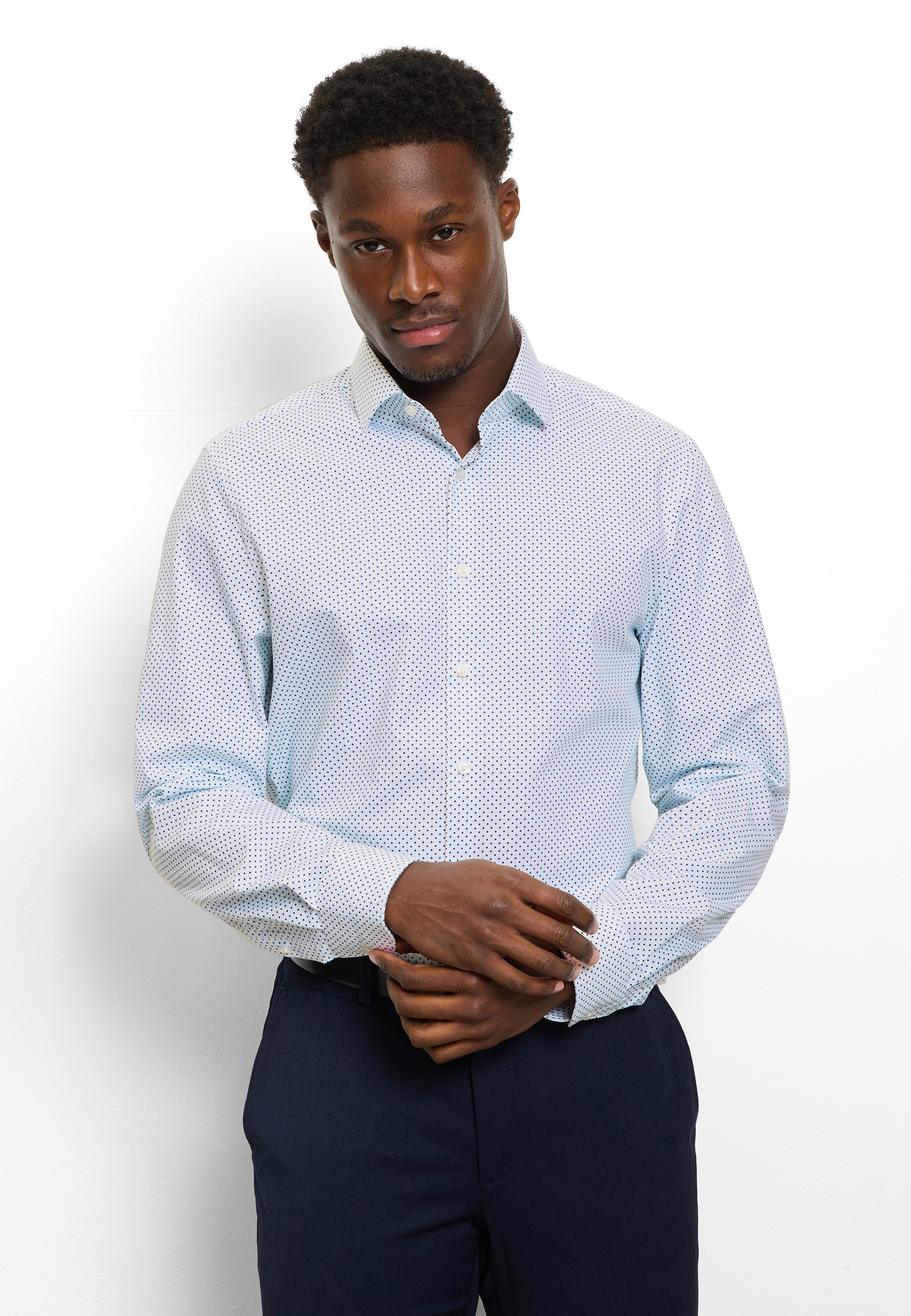 OLYMP Langarmhemd »Level Five« Businesshemd, body fit, Kentkragen, Climate Control