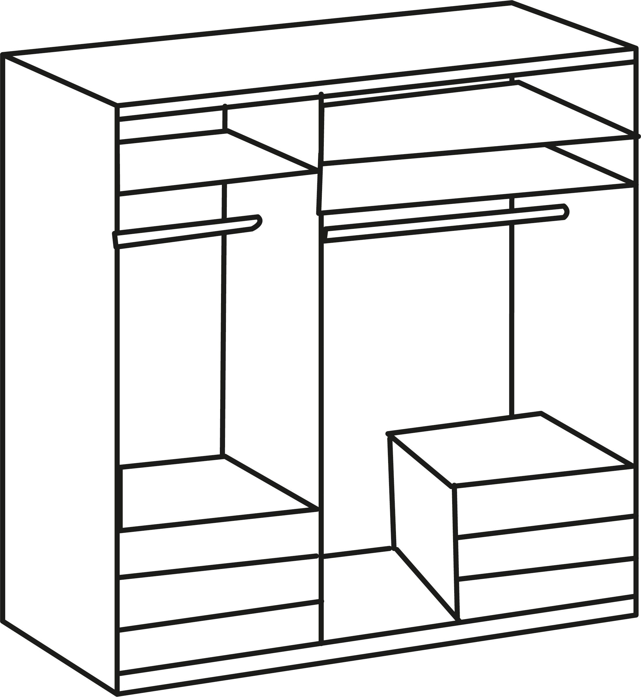 Wimex Kleiderschrank »Level by fresh to go«, mit Schubladen