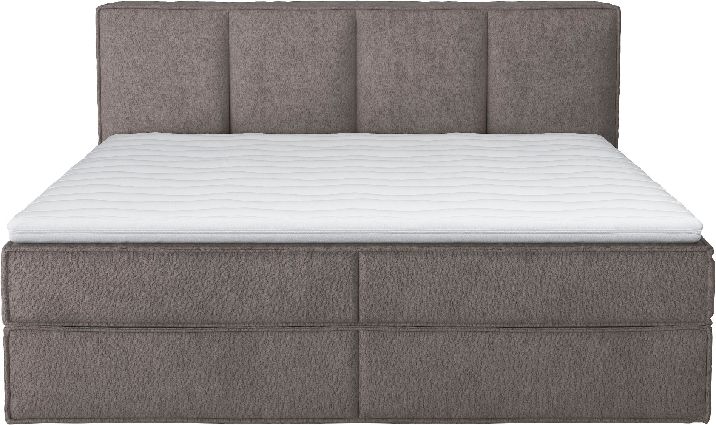 Home affaire Boxspringbett »Milano«, Boxbett inkl. Topper, 2 Matratzen, Härtegrade H2, H3 und H4 wählbar