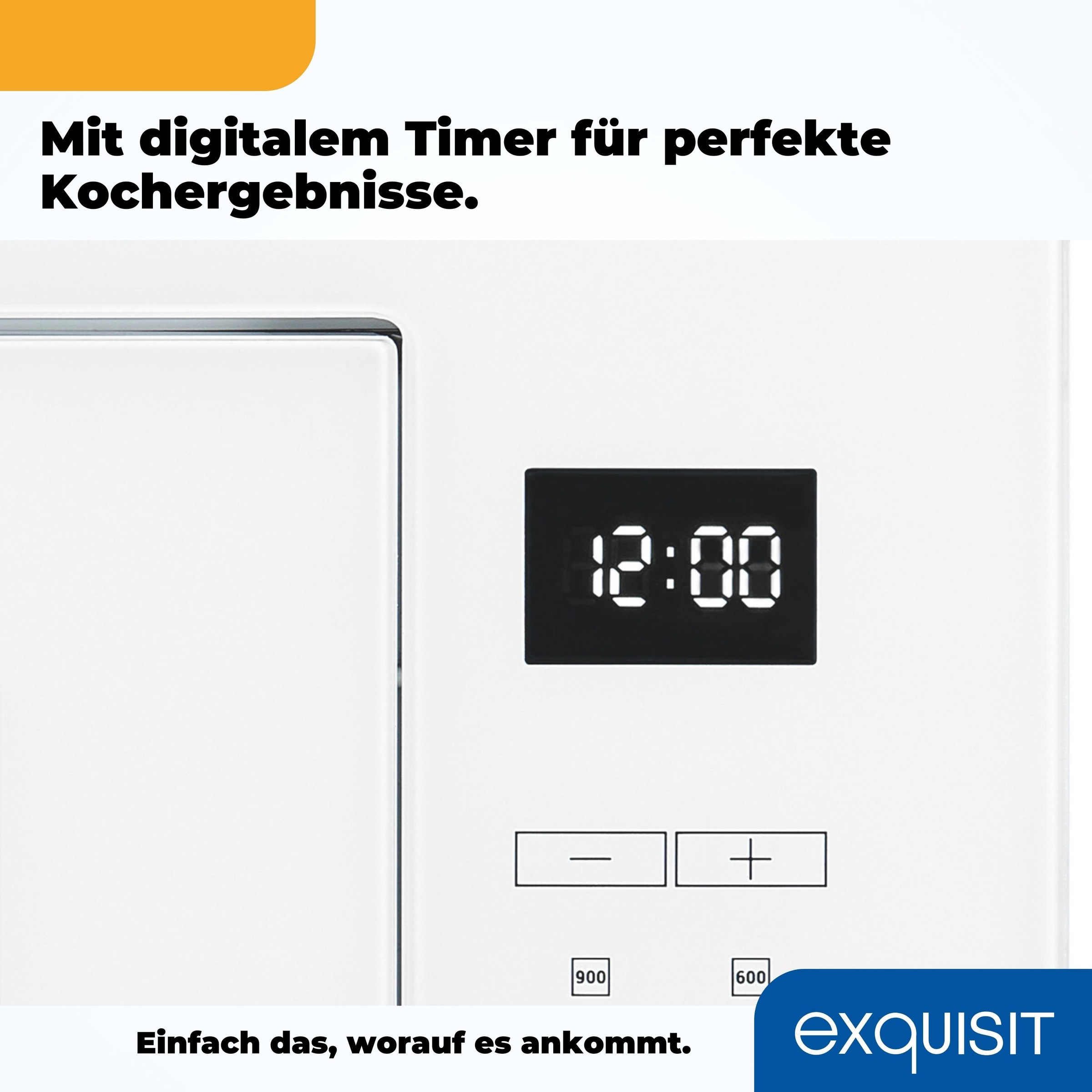 exquisit Einbau-Mikrowelle »EMW25-G-020«, Grill-Mikrowelle, 1450 W