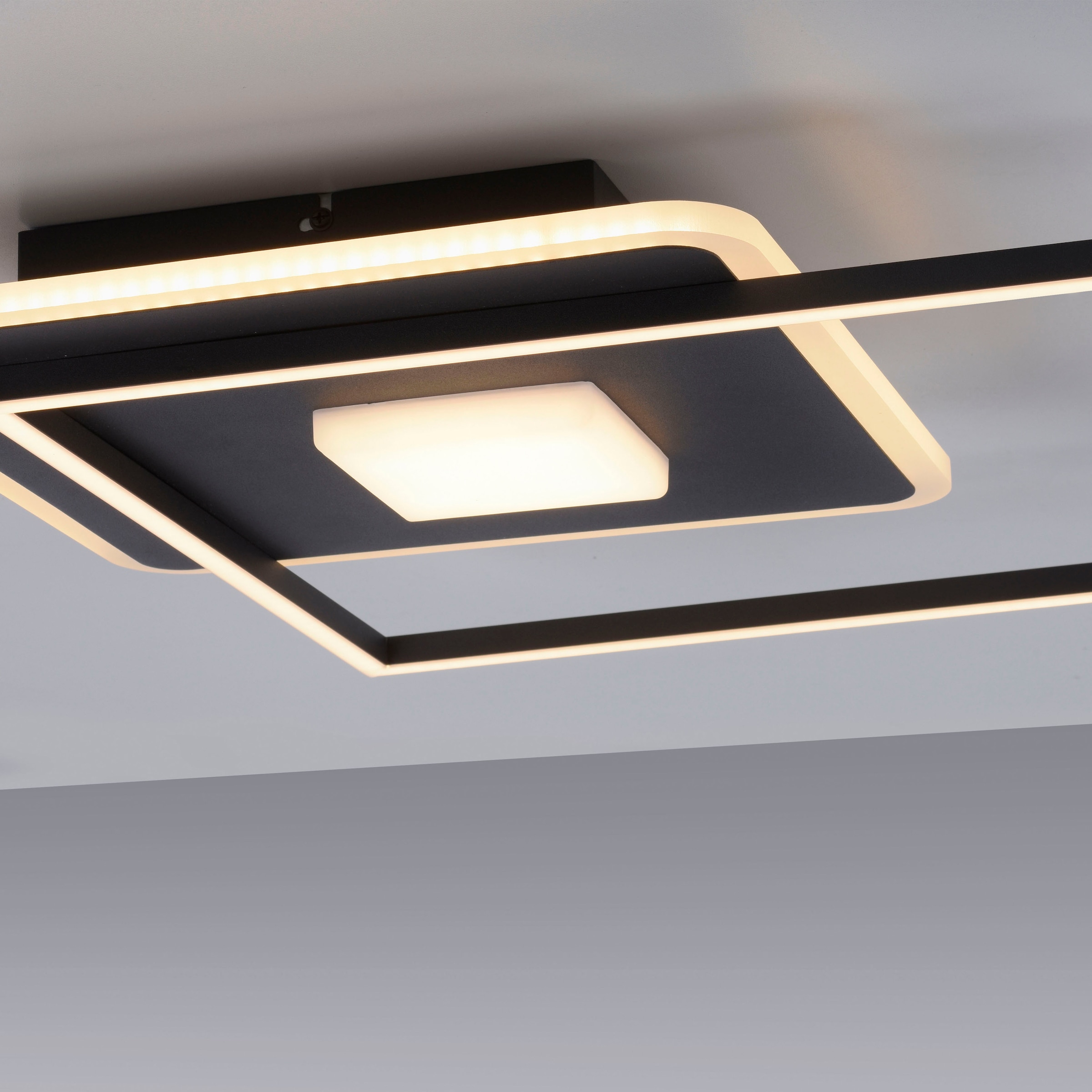 JUST LIGHT LED Deckenleuchte »DOMINO«, 1 flammig, Leuchtmittel LED-Board | LED fest integriert