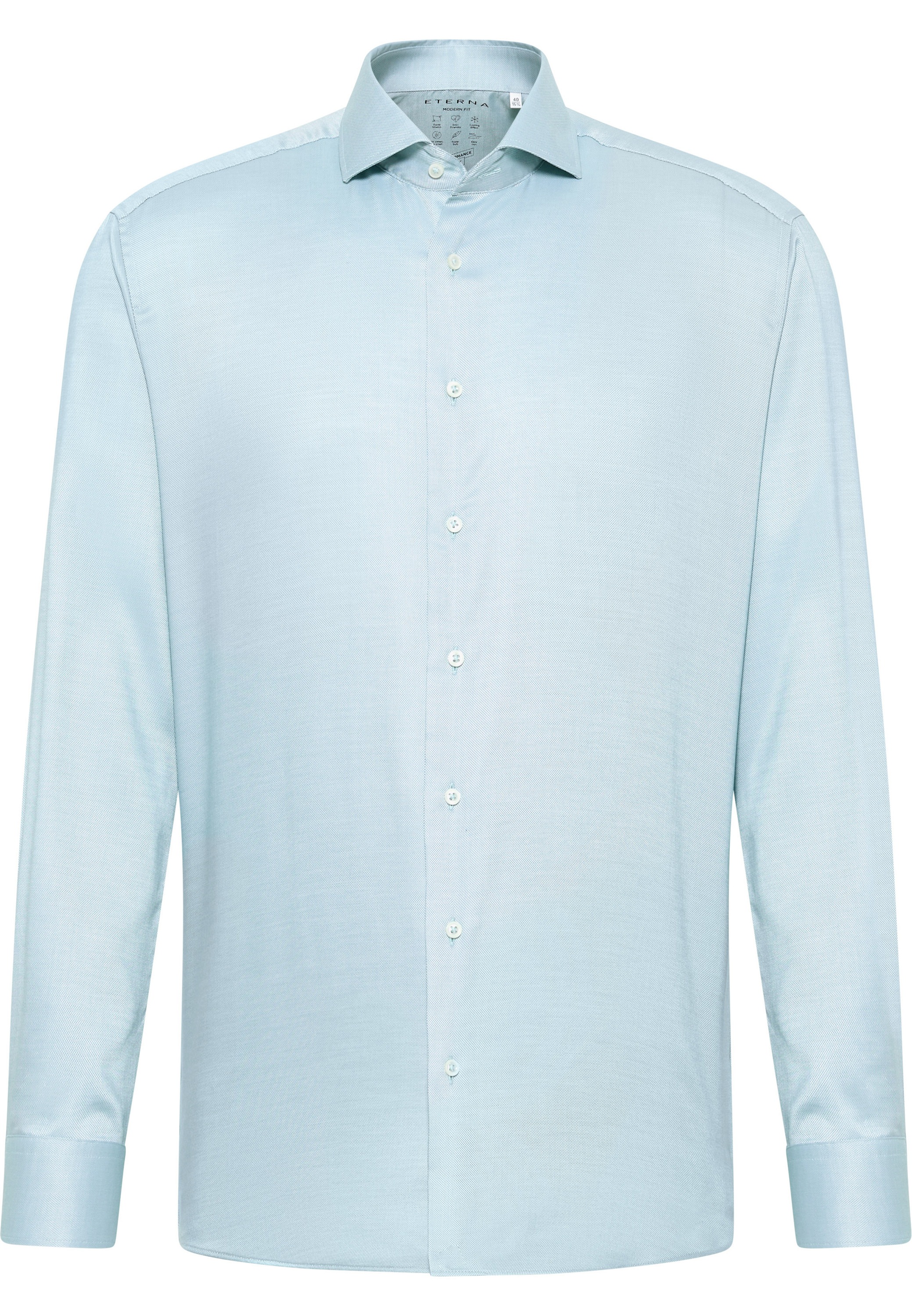 Eterna Langarmhemd »MODERN FIT«, EASY IRON (bügelleicht)