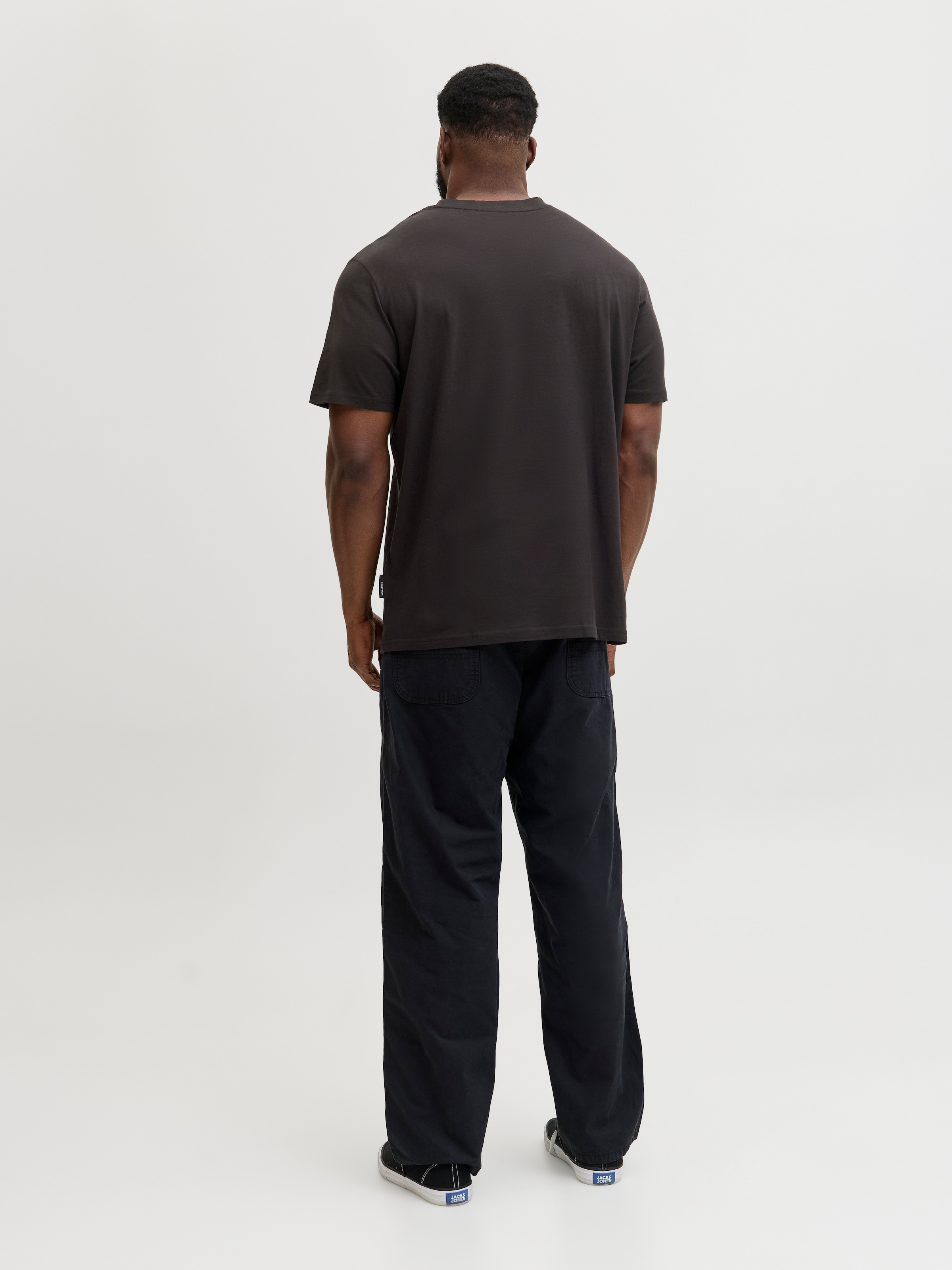 Jack & Jones PlusSize Kurzarmshirt »JCOFLARE BRANDING TEE SS CREW NECK PLS«