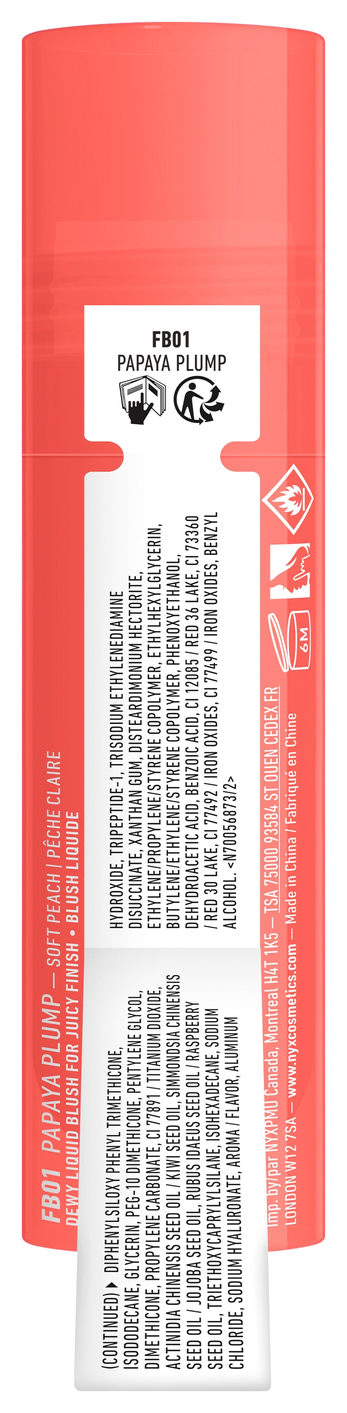 NYX Rouge »NYX Professional Makeup Fat Cheeks Blush«