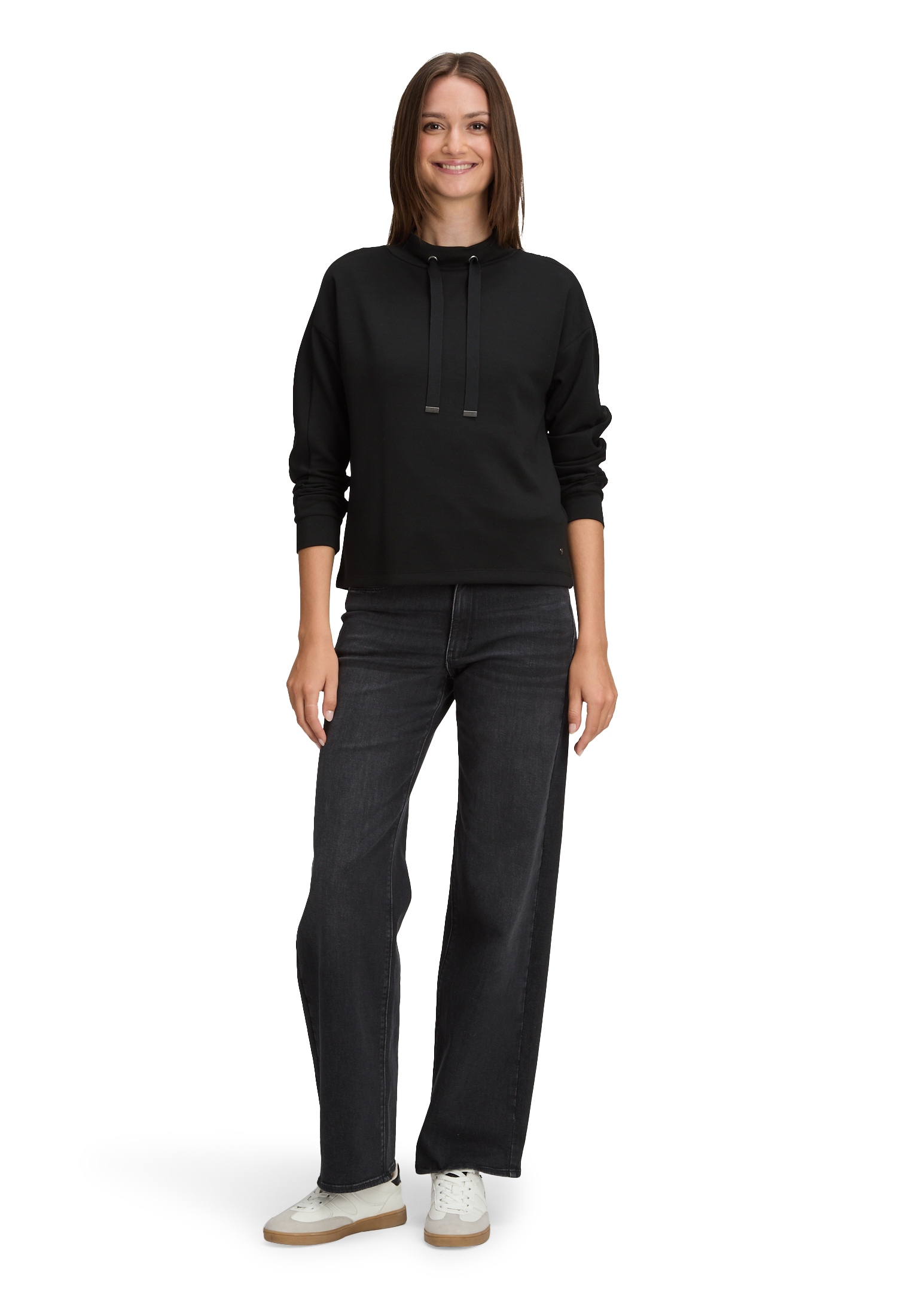 Betty&Co Sweatshirt »Sweatshirt mit Stehkragen«
