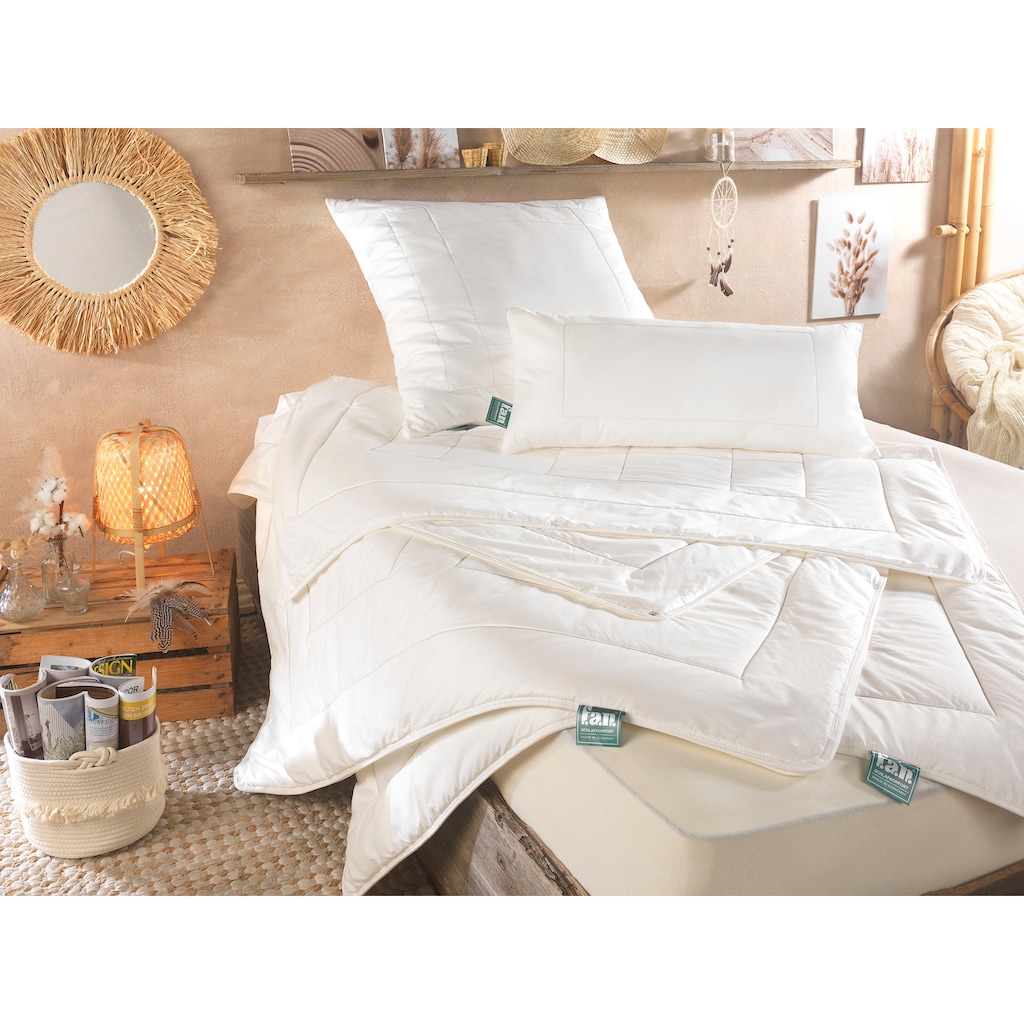 f.a.n. Schlafkomfort Baumwollbettdecke »African Cotton«, normal, (1 St.), Bettdecke in 135x200 oder 155x220 cm, Winter oder Sommer