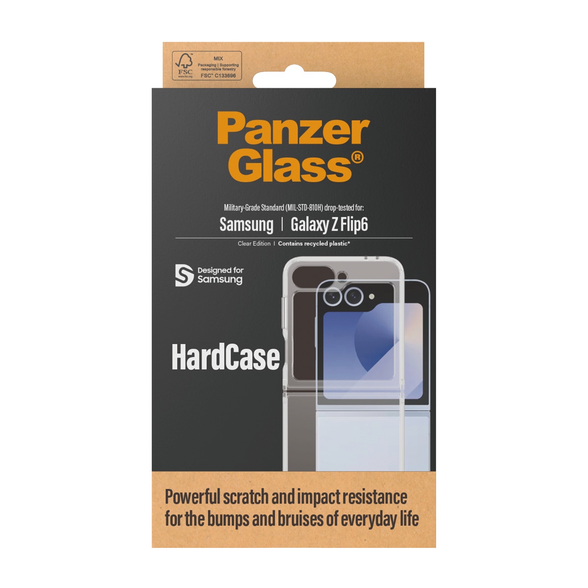 SAFE by PanzerGlass Handyhülle »Hardcase für Samsung Galaxy Z Flip 6«, Backcover, Schutzhülle, Handyschutzhülle, Case, Schutzcase, stoßfest