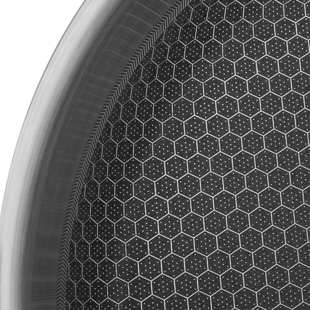 RESTO Kitchenware Bratpfanne »Achird Pfanne aus Tri-Ply (Edelstahl + Aluminium + Edelstahl) ofenfest«, Edelstahl 18/10, (1 tlg.), Die 3-schichtige Basis ermöglicht eine Energieeinsparung von 25%