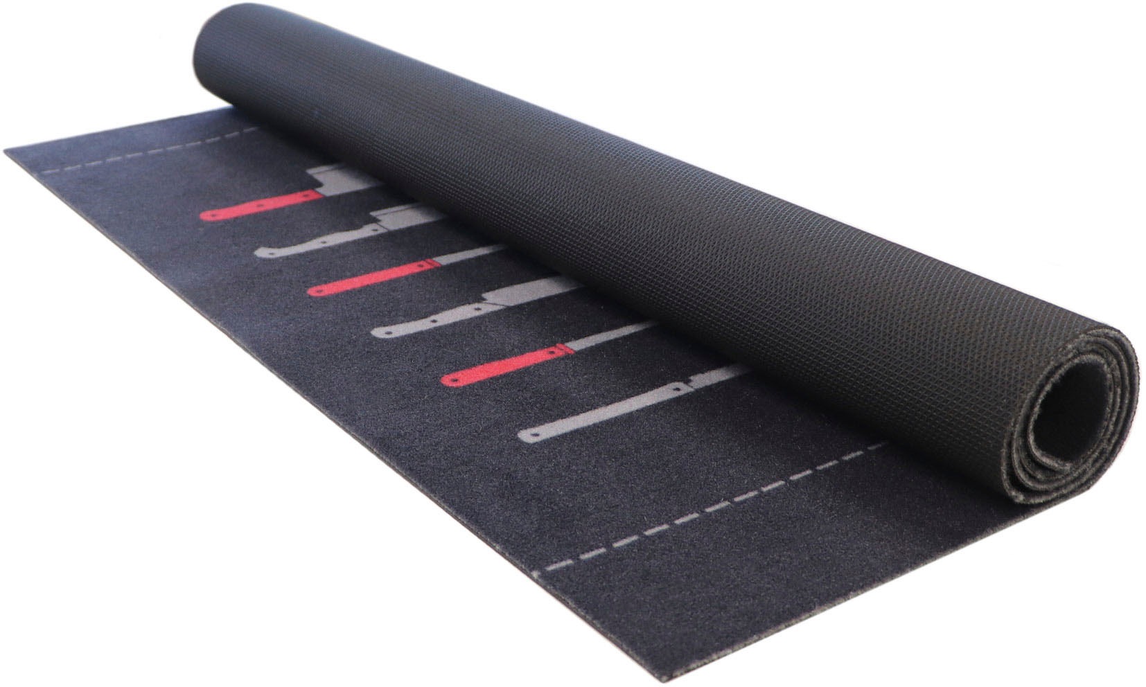 Primaflor-Ideen in Textil Fußmatte »BBQ Grillunterlage BEEF, Made in Belgium«, rechteckig, 5 mm Höhe, Grillmatte ideal als Bodenschutz, ruschhemmend, waschbar