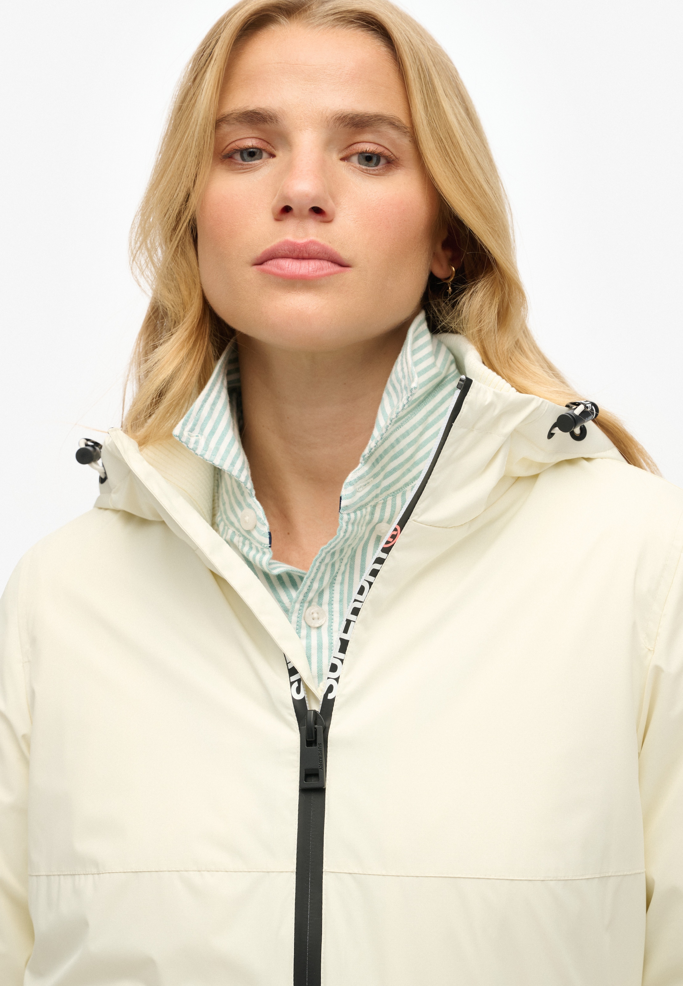 Superdry Outdoorjacke »HOODED LOGO WINDBREAKER JACKET«, mit Kapuze