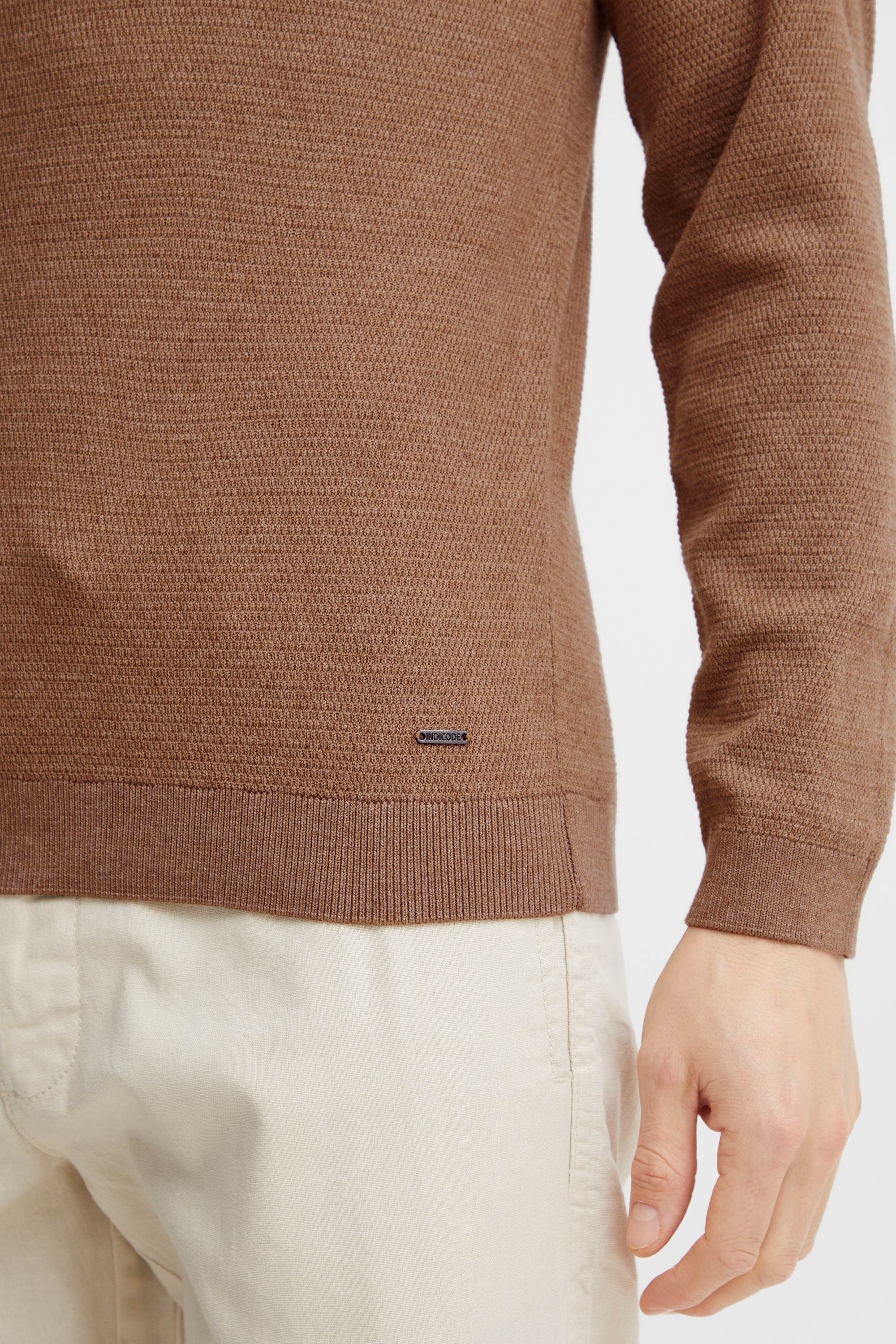 Indicode Strickfleece-Pullover »Strickpullover IDLabel«
