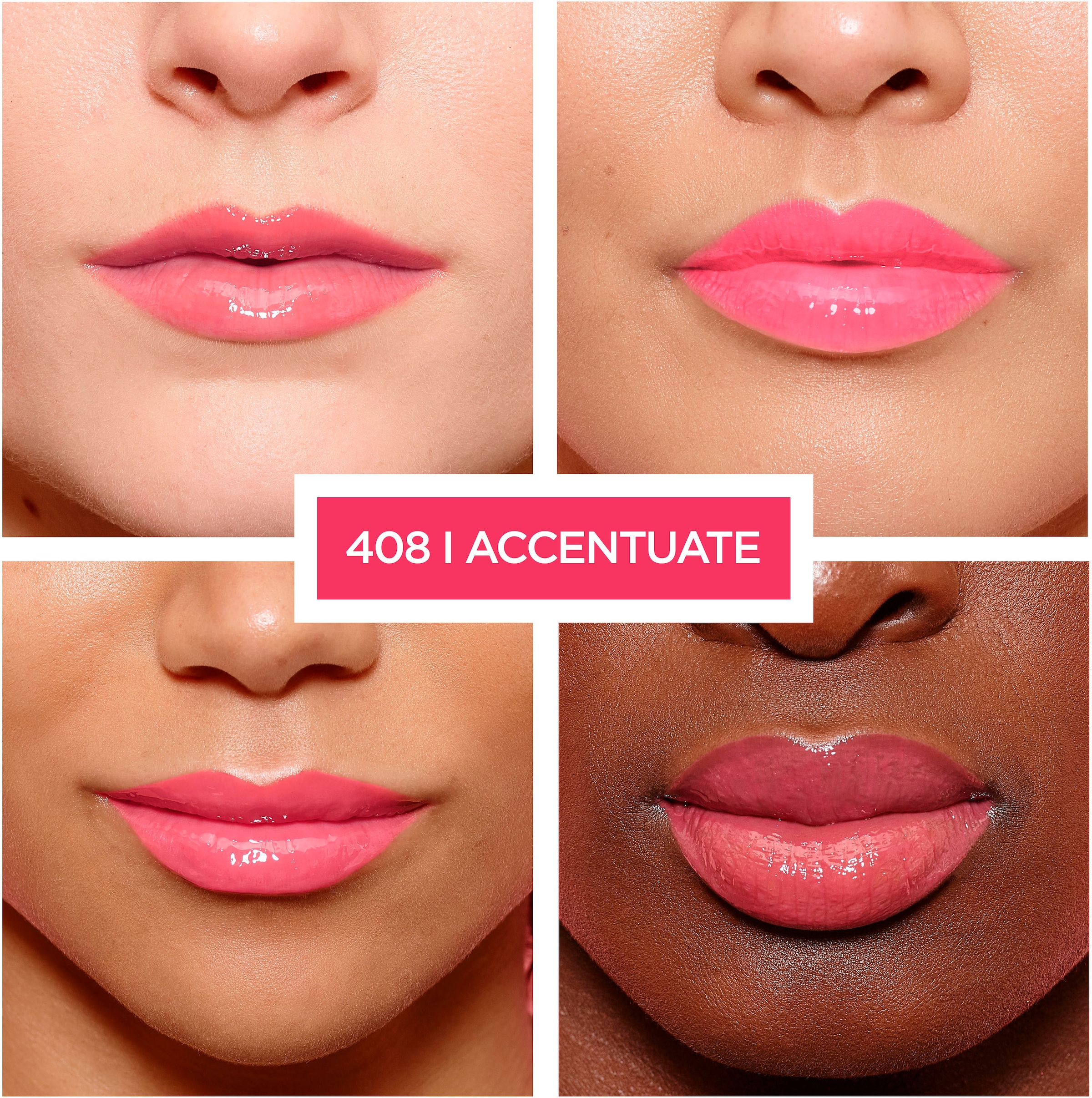 L'ORÉAL PARIS Lipgloss »Brilliant Signature Plump-in-Gloss«, mit natürlichen Inhaltstoffen