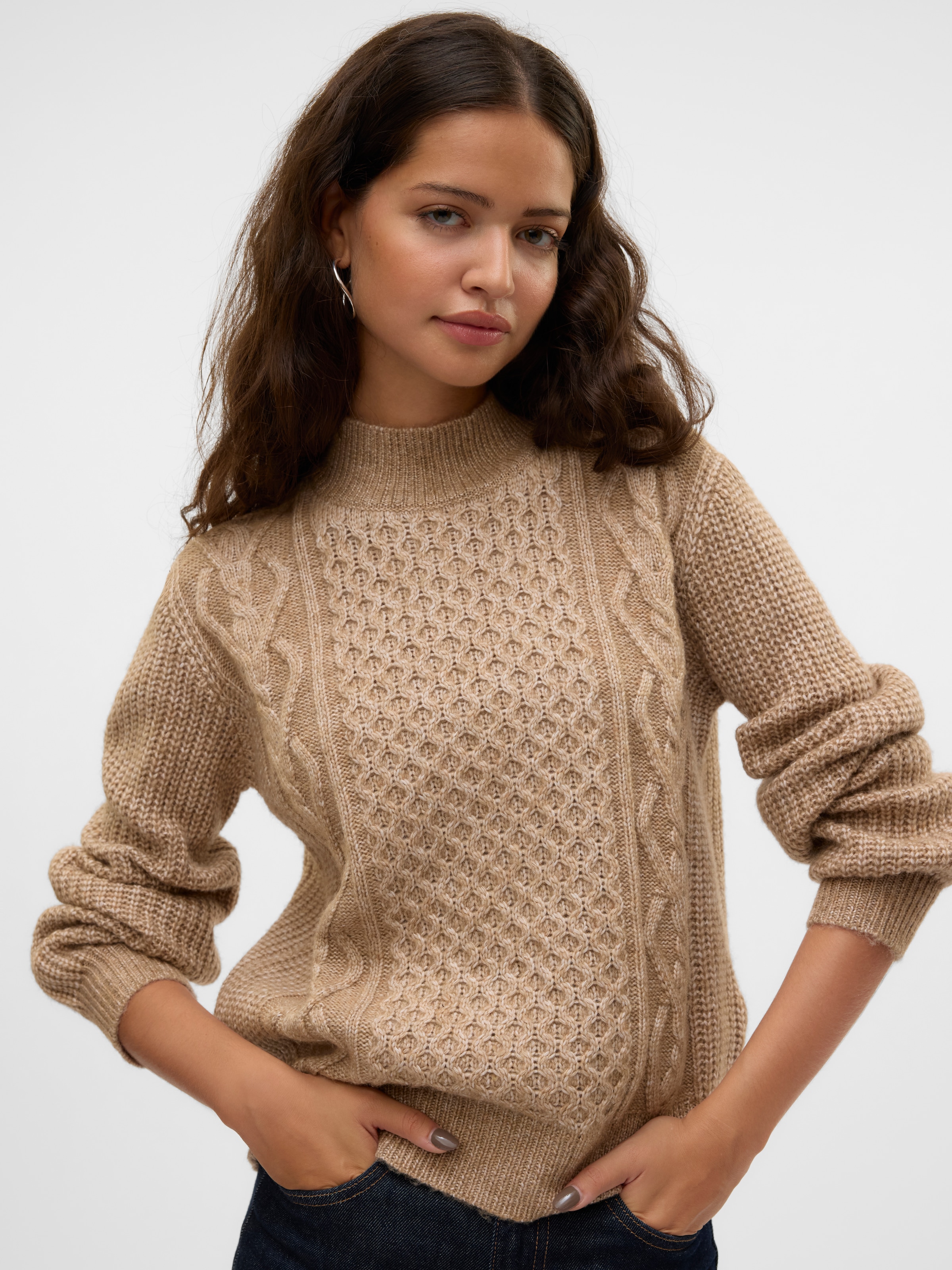 Vero Moda Stehkragenpullover »VMUNIVERSE LS HIGHNECK PULLOVER GA BF«
