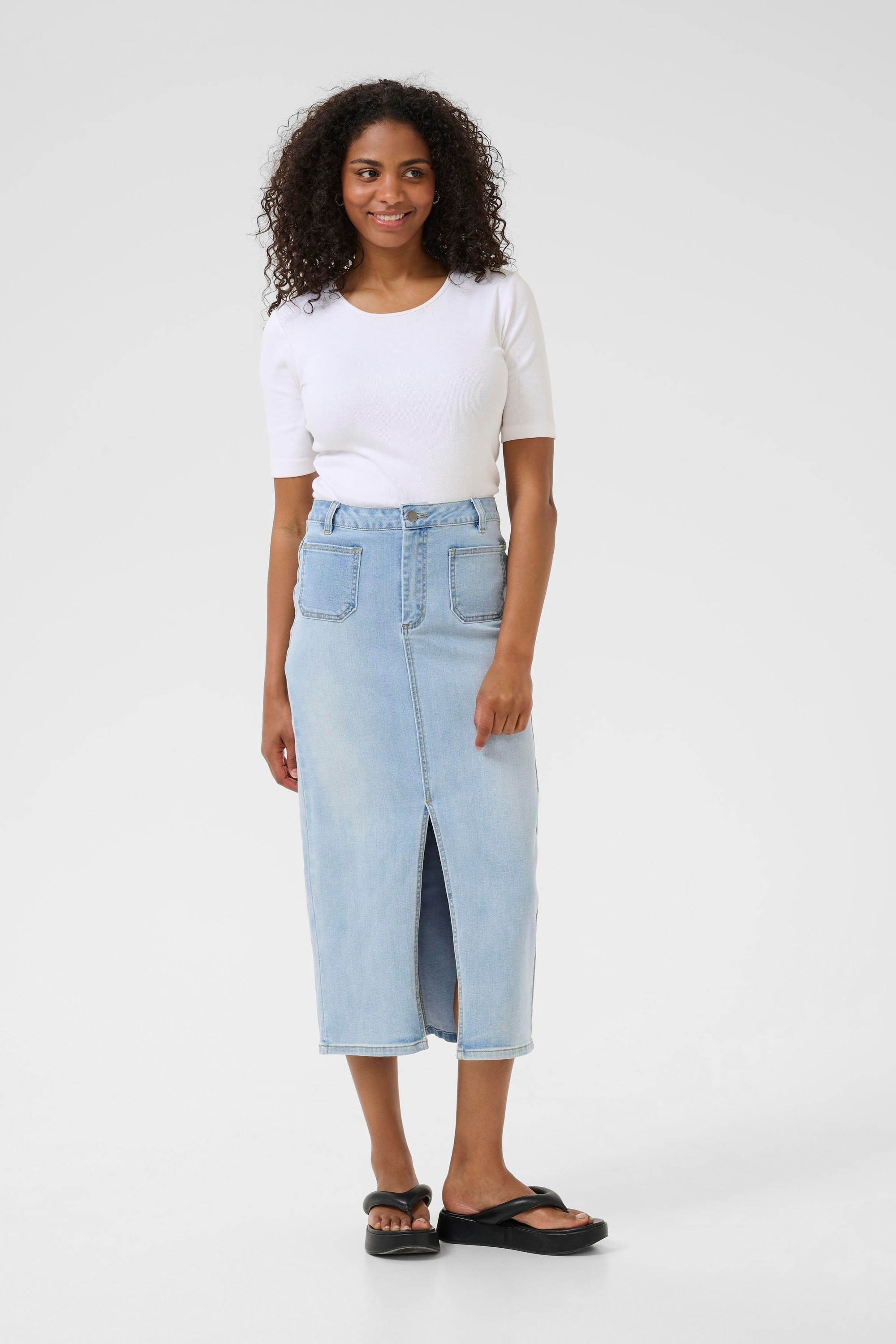 KAFFE Jeansrock »Denimrock KAkarla«