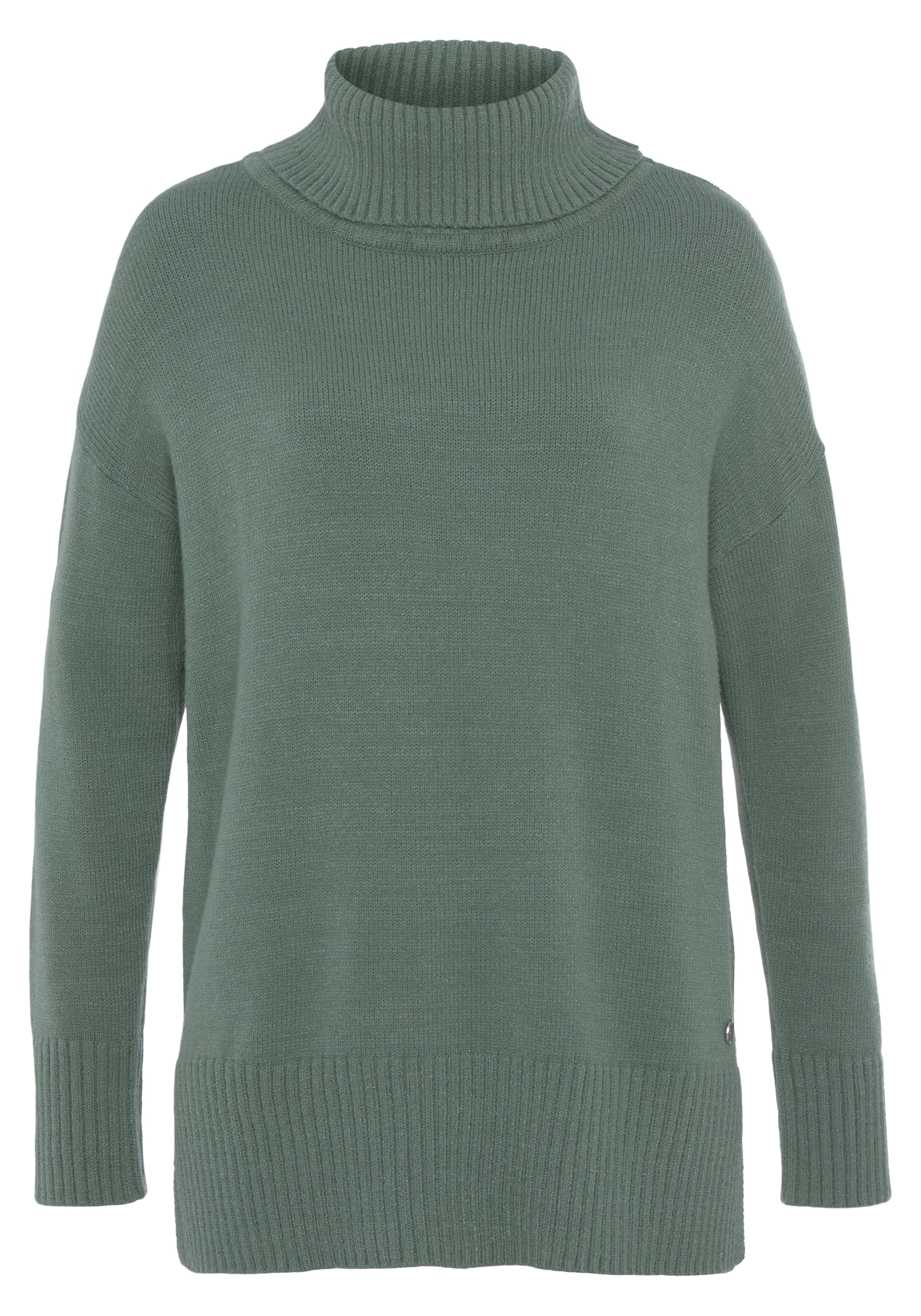 Tamaris Rollkragenpullover, mit Rippdetails