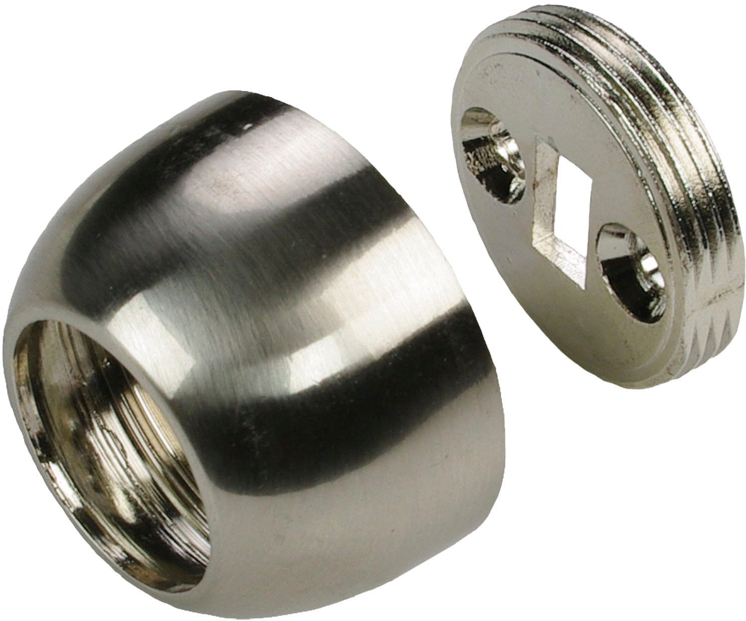 Liedeco Gardinenstangenhalter »Wandlager, Wandhalter für 20 mm Gardinenstangen France«, Halter, Träger für Stangen, Rohre 20 mm