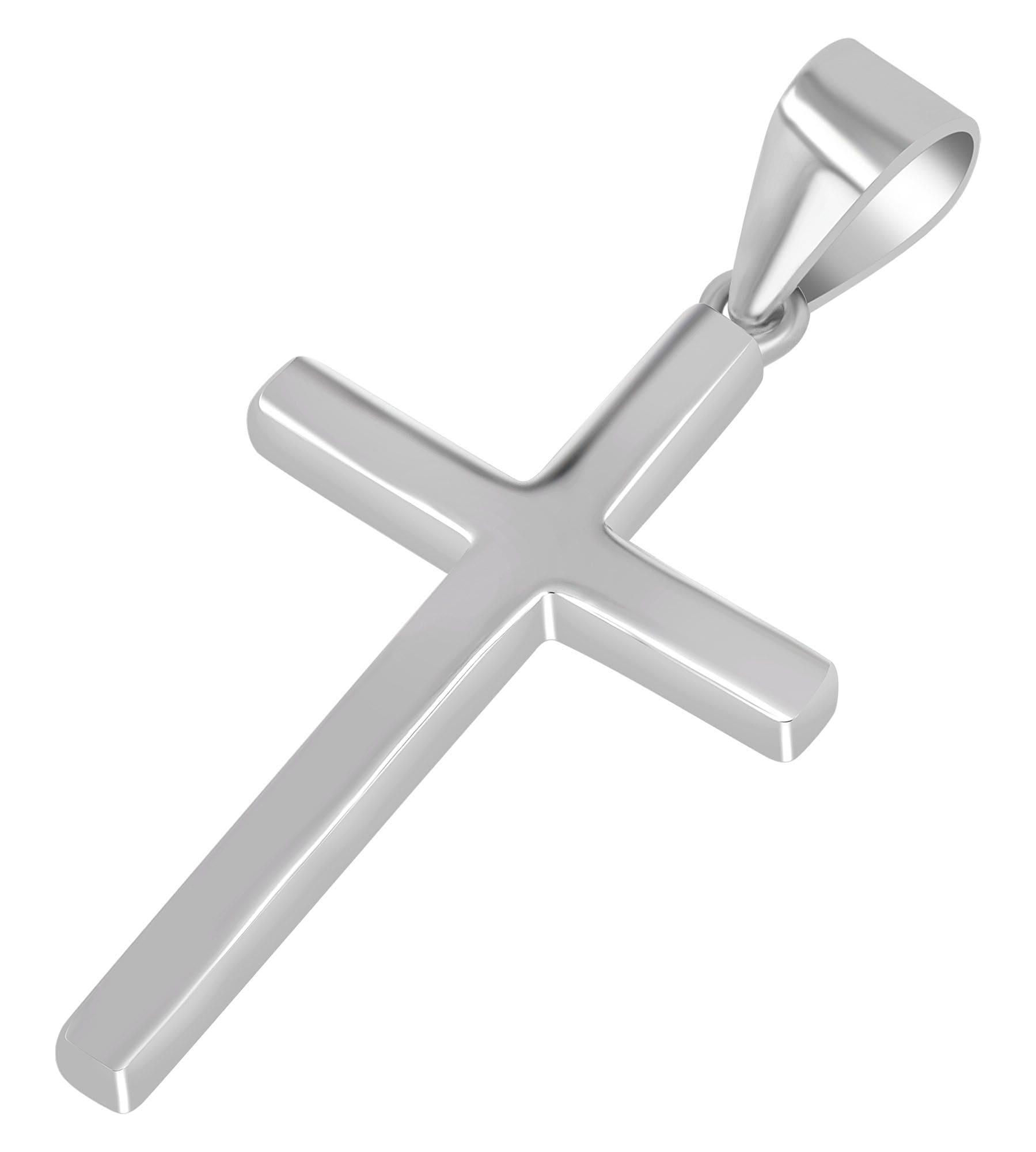 Adelia´s Kettenanhänger »Unisex Anhänger ¿ Kreuzanhänger aus 925 Silber«