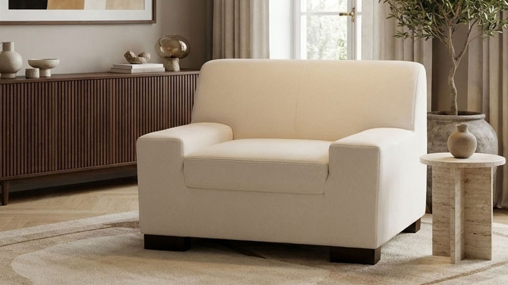 OTTO home Sessel »Faxe 101 x 85 cm, stabile Konstruktion« aus pflegeleichtem, weichem Bezugsstoff