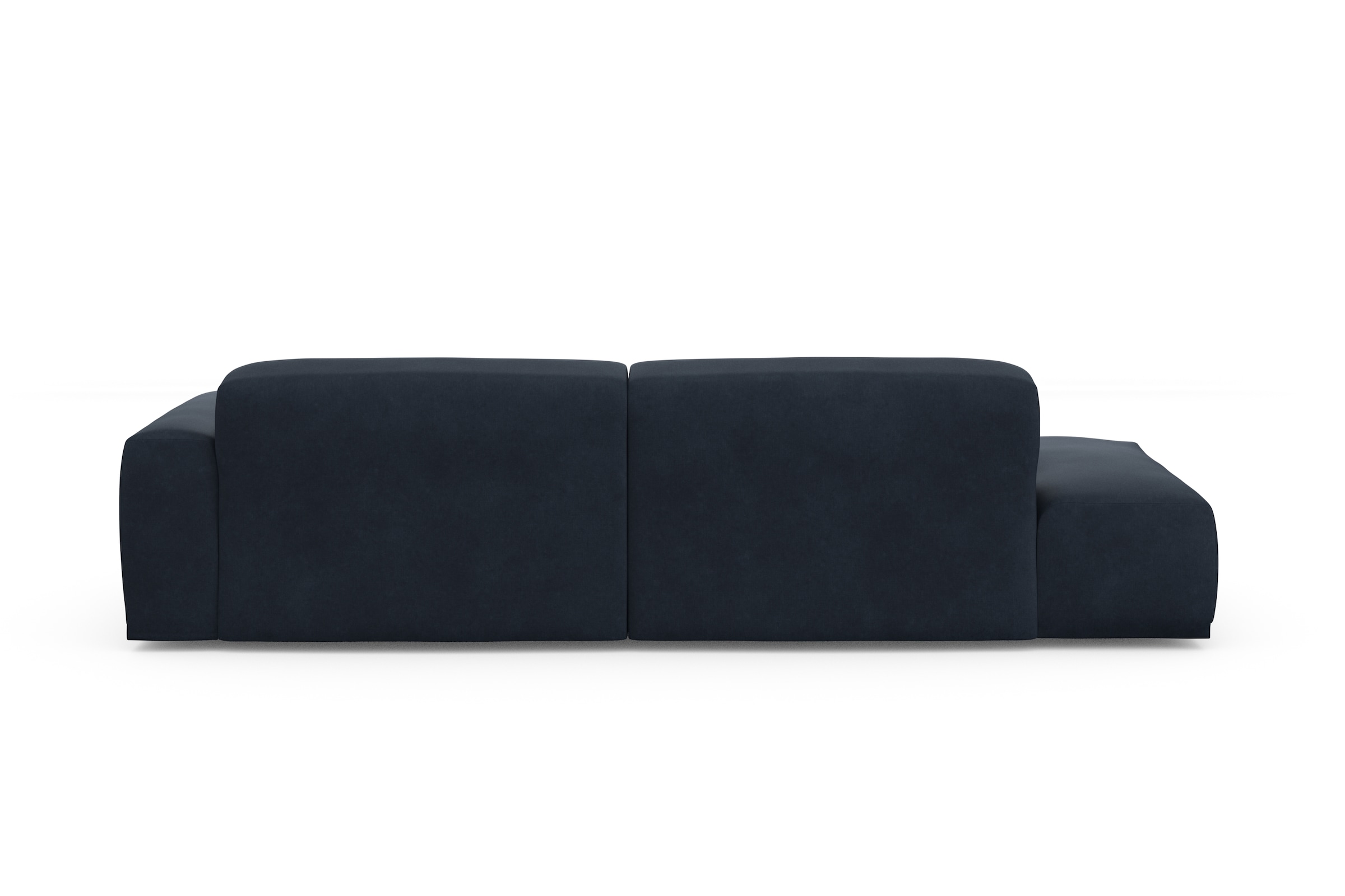 TRENDMANUFAKTUR Ecksofa Braga, aus 2 Teilen, moderner Cord-Stoff