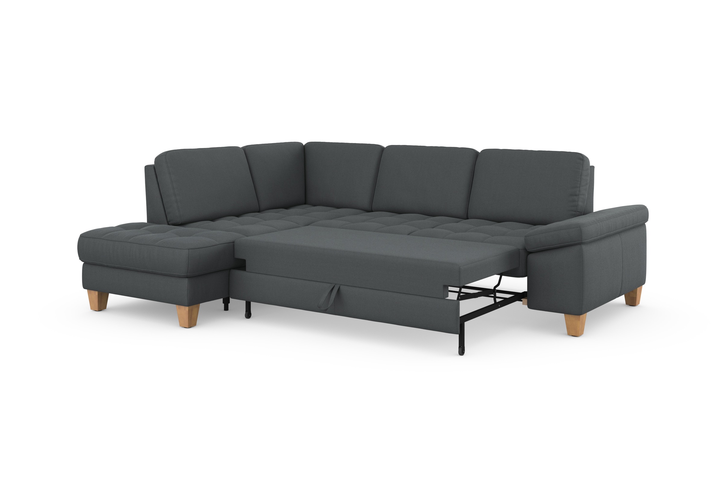sit&more Ecksofa »Westham L-Form« mit Ottomane, mit oder ohne Bettfunktion, Bettkasten, Verstellung