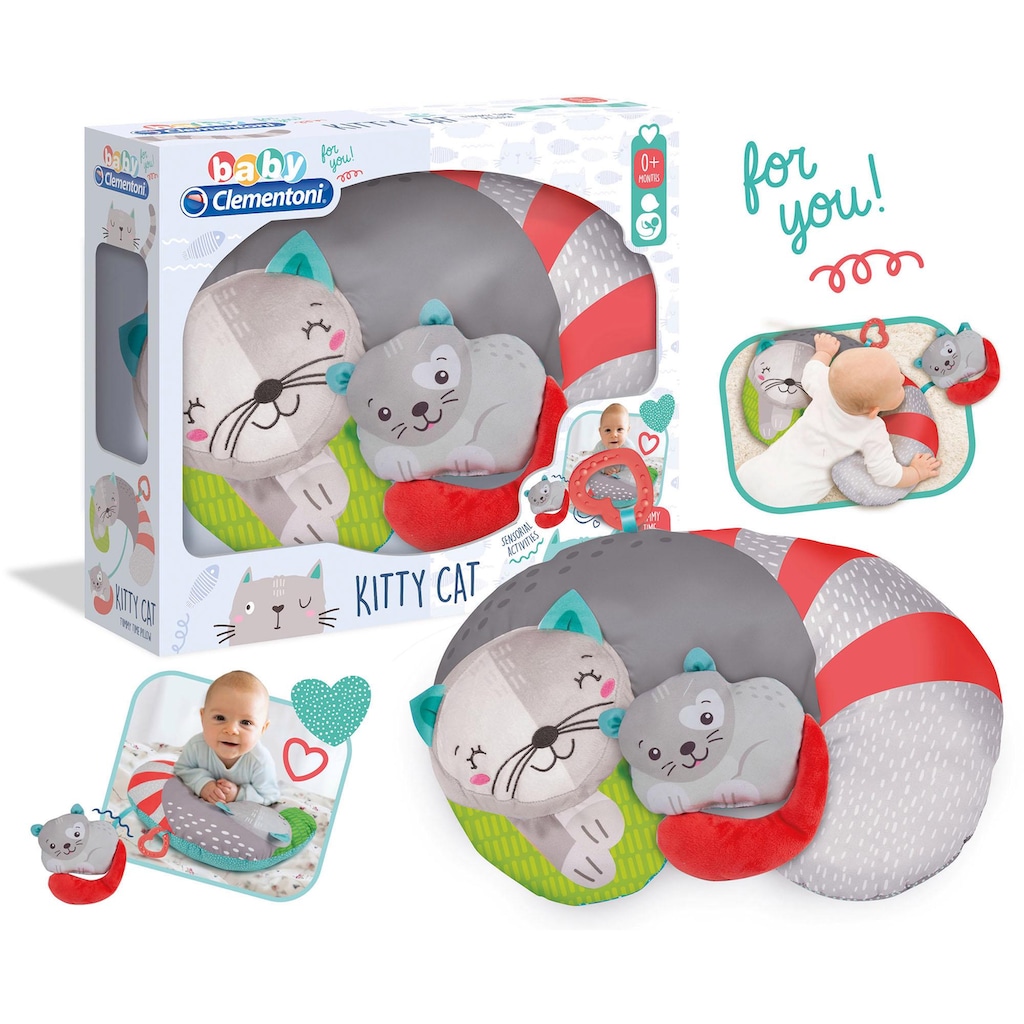 Clementoni® Greifspielzeug »Baby Clementoni, First Months - Spielkissen«