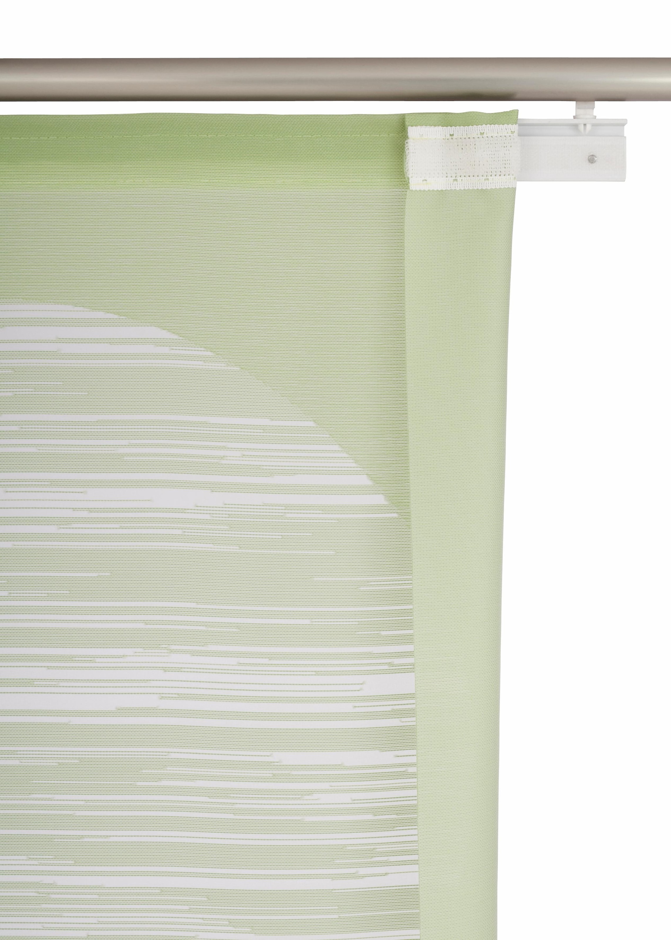 Neutex for you! Schiebegardine »Padova« Klettband 1 Stk. tlg. inkl. Befestigungszubehör, Halbtransparent, Sauberer Abschluss, modern