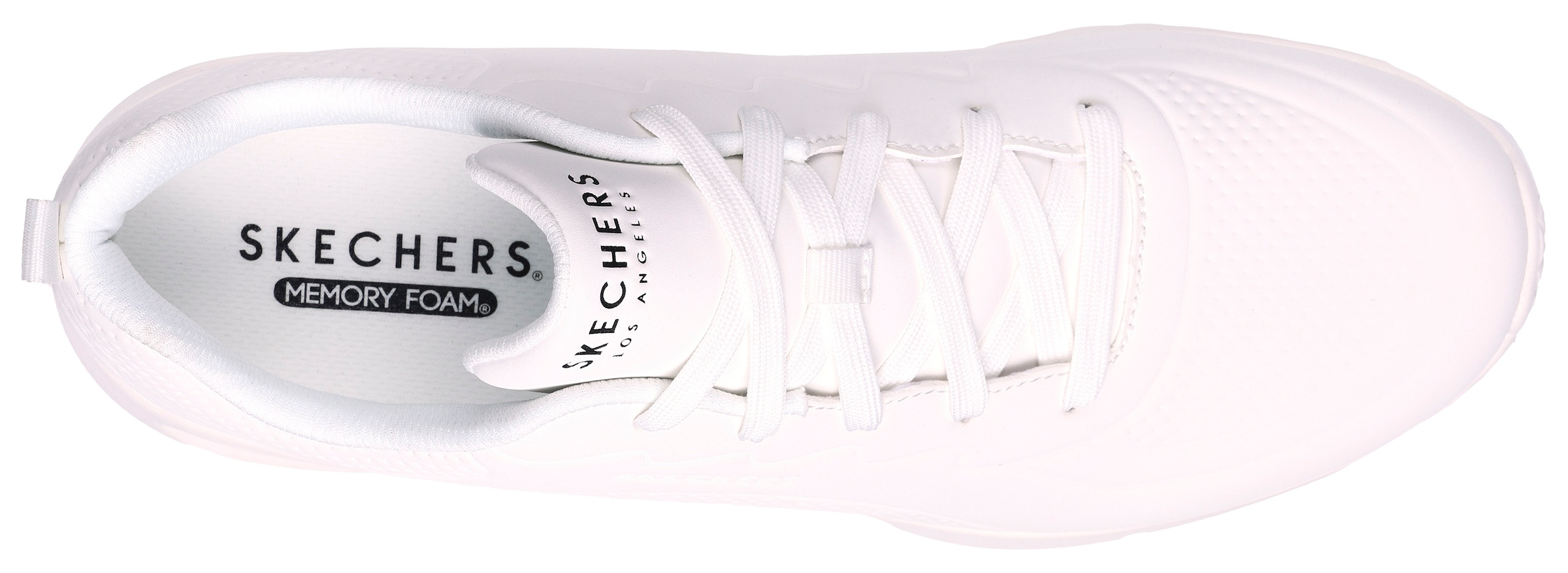 Skechers Sneaker »UNO LITE-LIGHTER ONE«, im monochromen Look, Freizeitschuh, Halbschuh, Schnürschuh