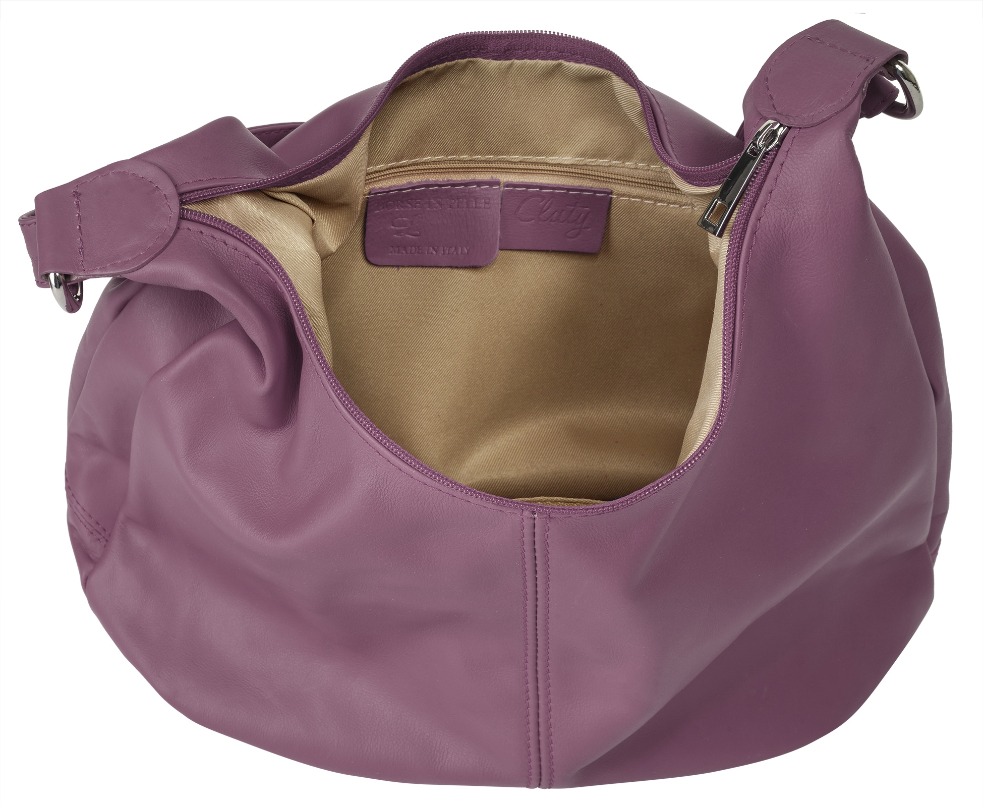Cluty Shopper echt Leder, Made in Italy