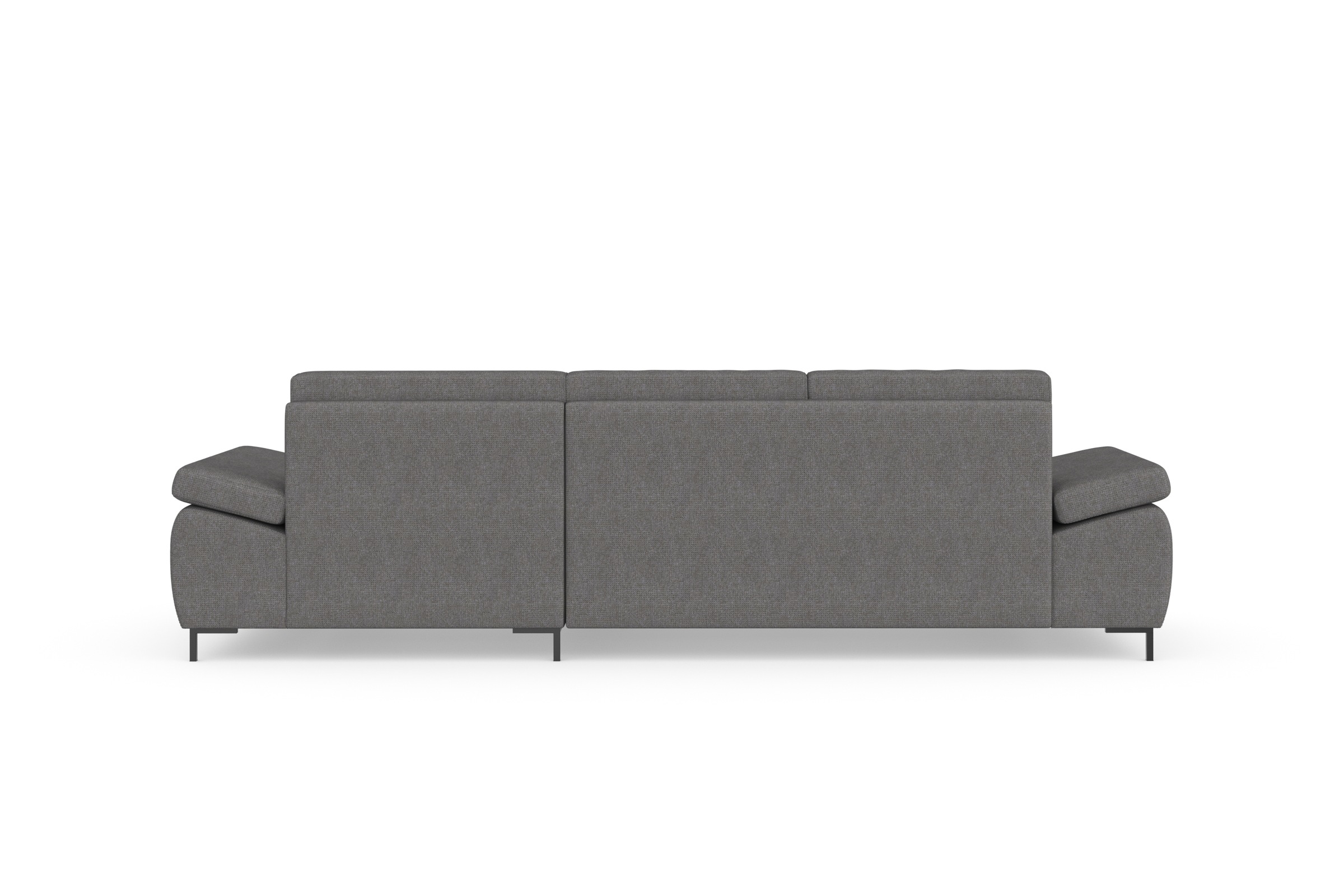 DOMO collection Ecksofa »Capelo, komfortabel, klare Linien zeichnen dieses Design aus, L-Form«, mit Armteilverstellung, wahlweise mit Bettfunktion, Federkern