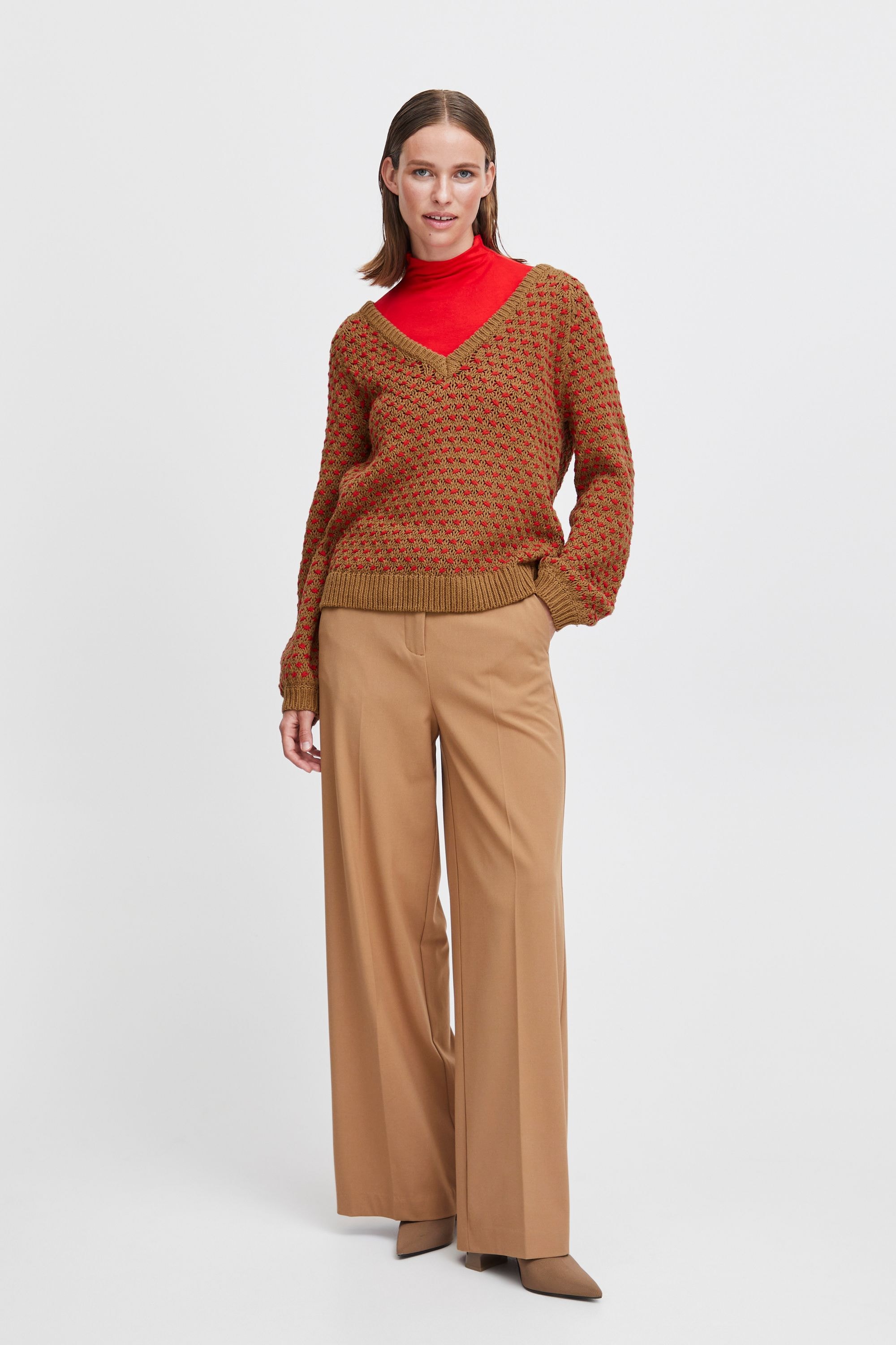 b.young Strickfleece-Pullover »Strickpullover BYOlena«