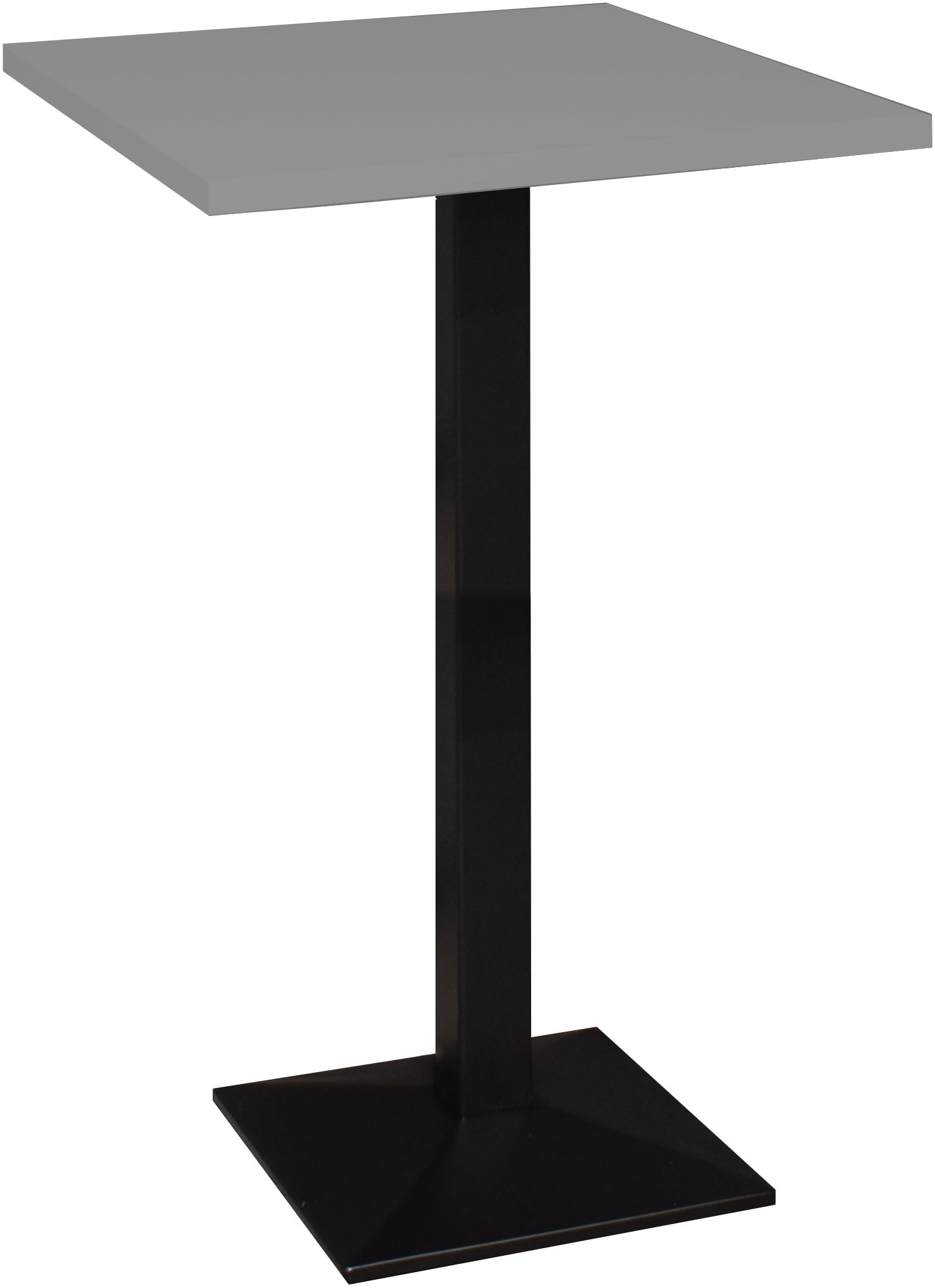 Mäusbacher Bistrotisch »Big Bistro Metall« Quadrat-Säulengestell, eckige Platte BHT 70x105x70 cm