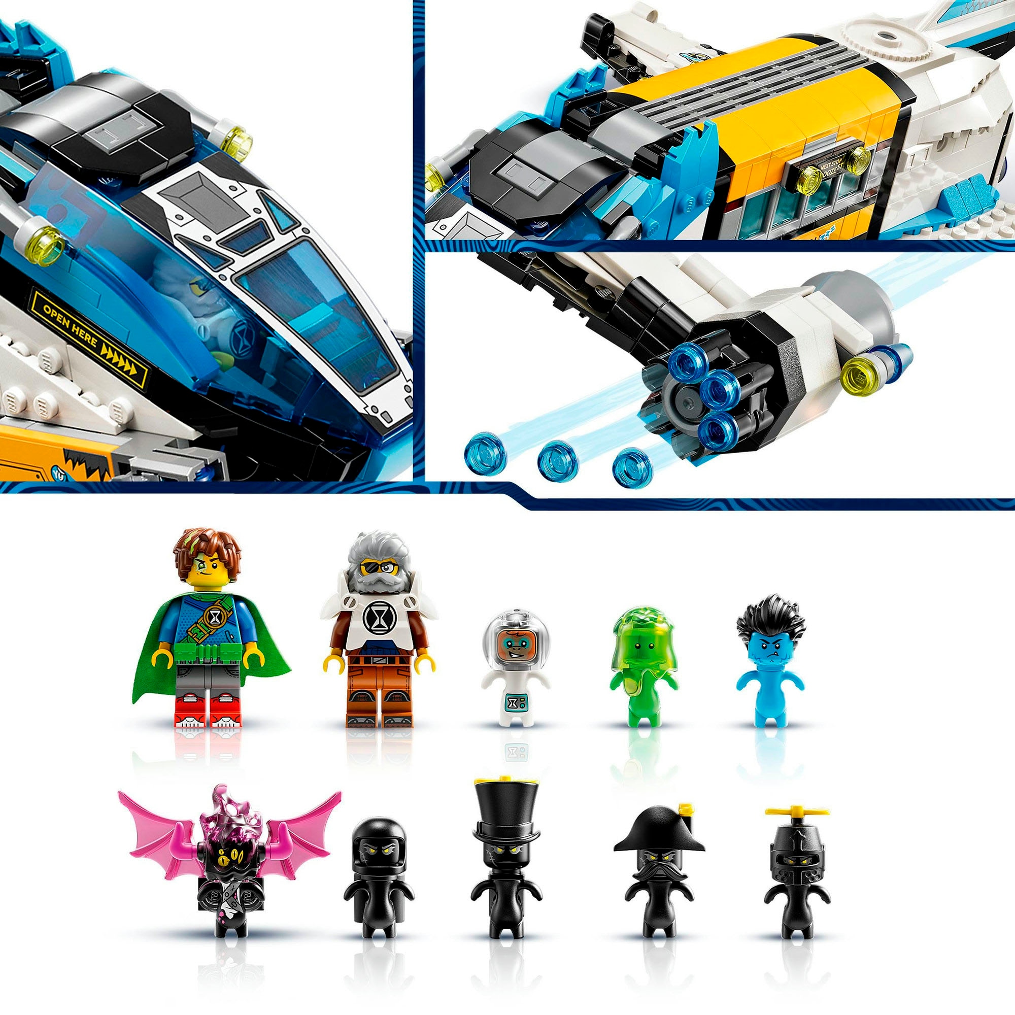 LEGO® Konstruktionsspielsteine »Der Weltraumbus von Mr. Oz (71460), LEGO® DREAMZzz™«, (878 St.), Made in Europe