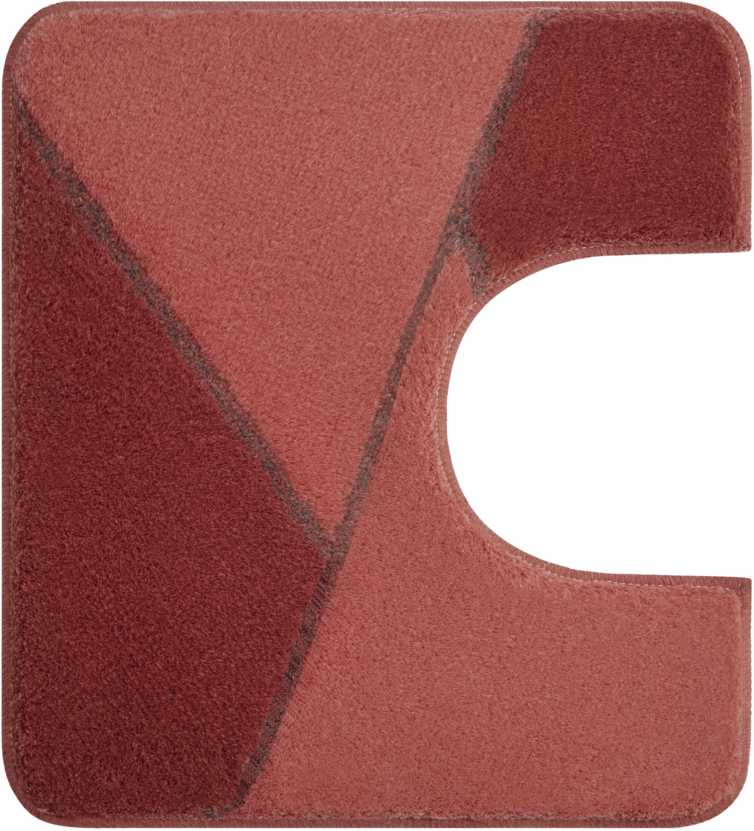 Kleine Wolke Badematte »Hailey«, rutschhemmend beschichtet, fußbodenheizungsgeeignet, Badteppich, modernes Design, Hoch-Tief Effekt, waschbar