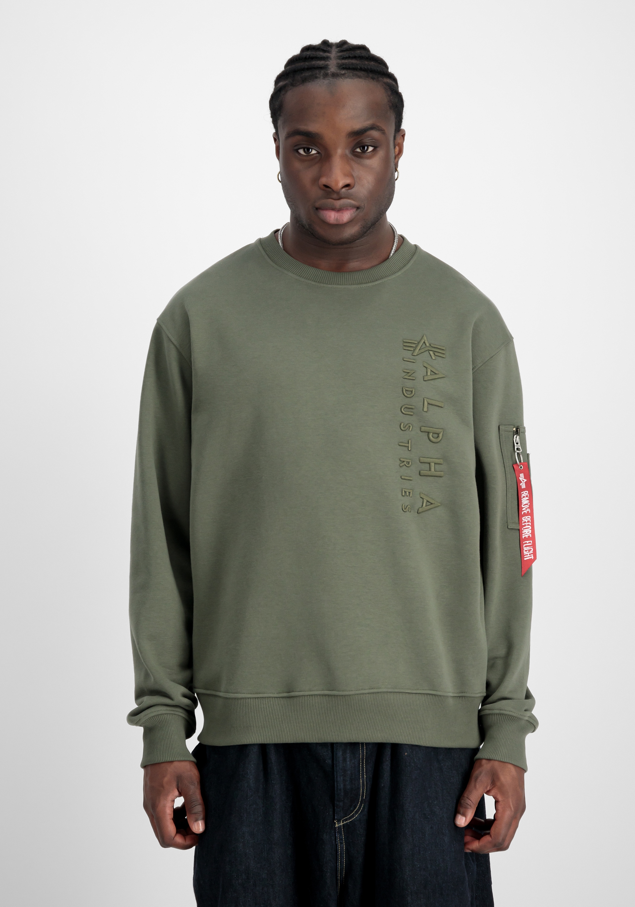 Alpha Industries Sweater »Alpha Industries Men - Sweatshirts Embroidery Sweatshirt«
