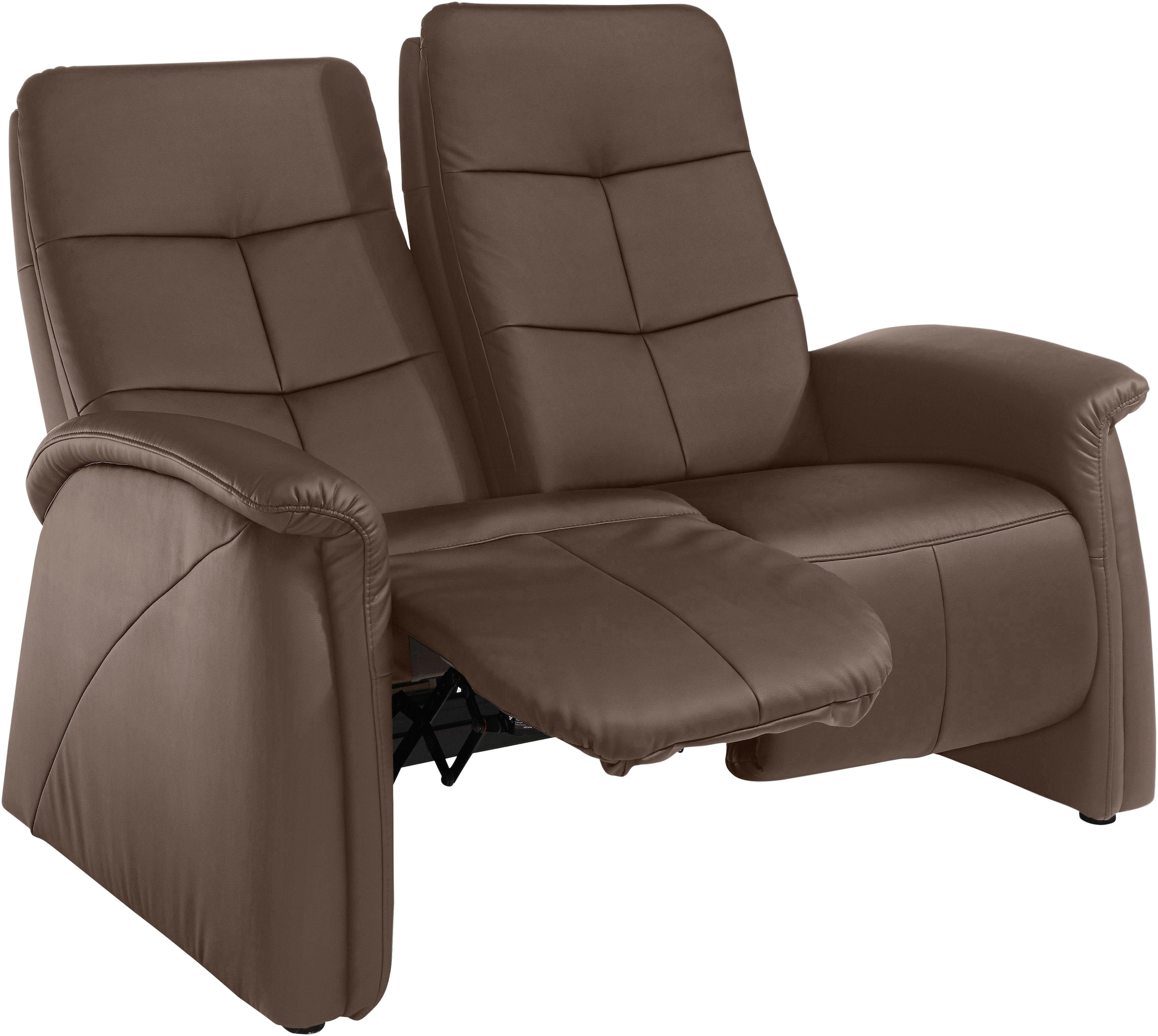 exxpo - sofa fashion Sofa »Tivoli, Kinosofa, bequem und komfortabel durch die Relaxfunktion«, (2-sitzig), schmale Armlehnen